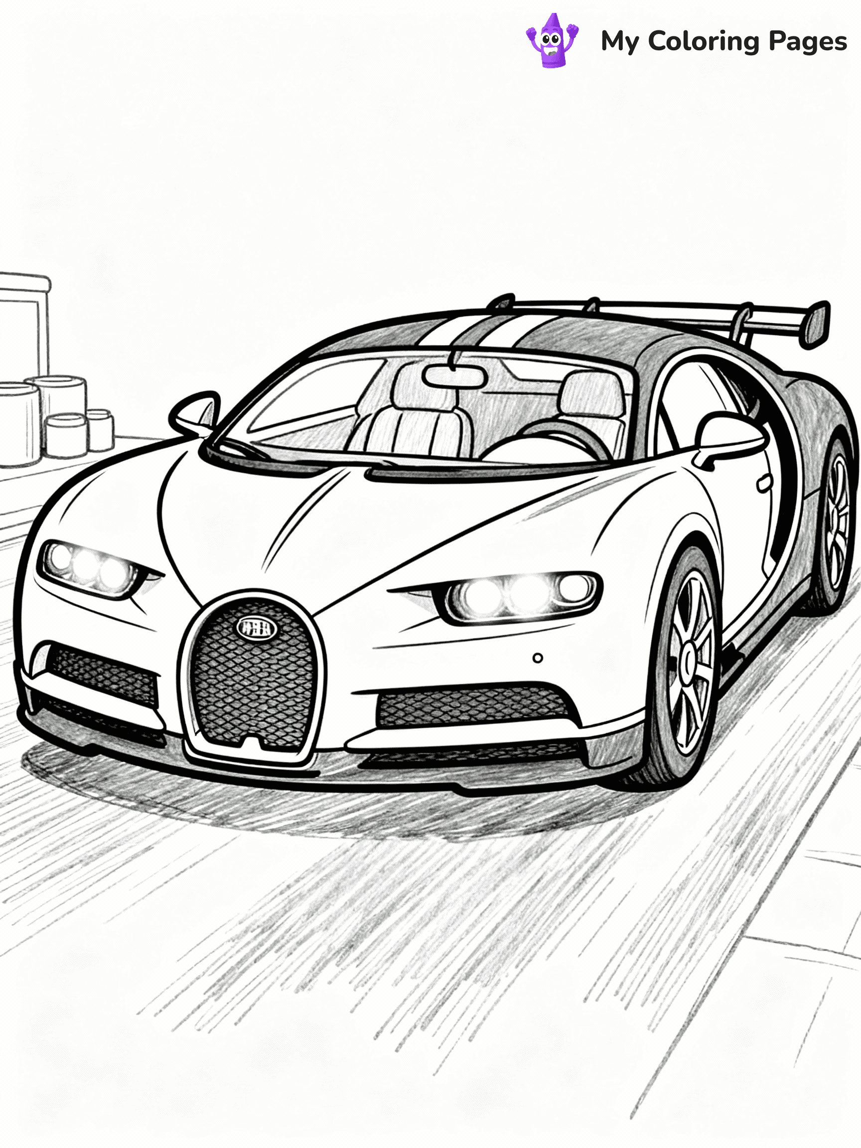 Bugatti Coloring Pages - 20
