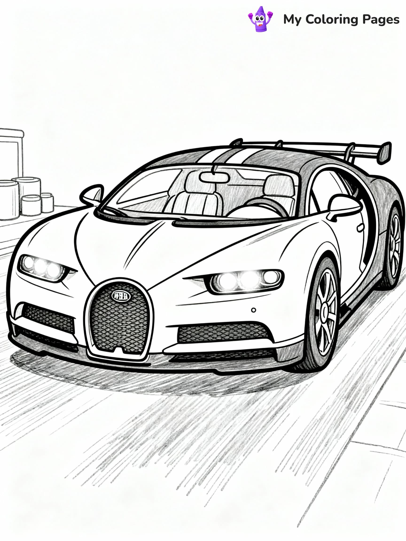 Bugatti Coloring Pages - 20
