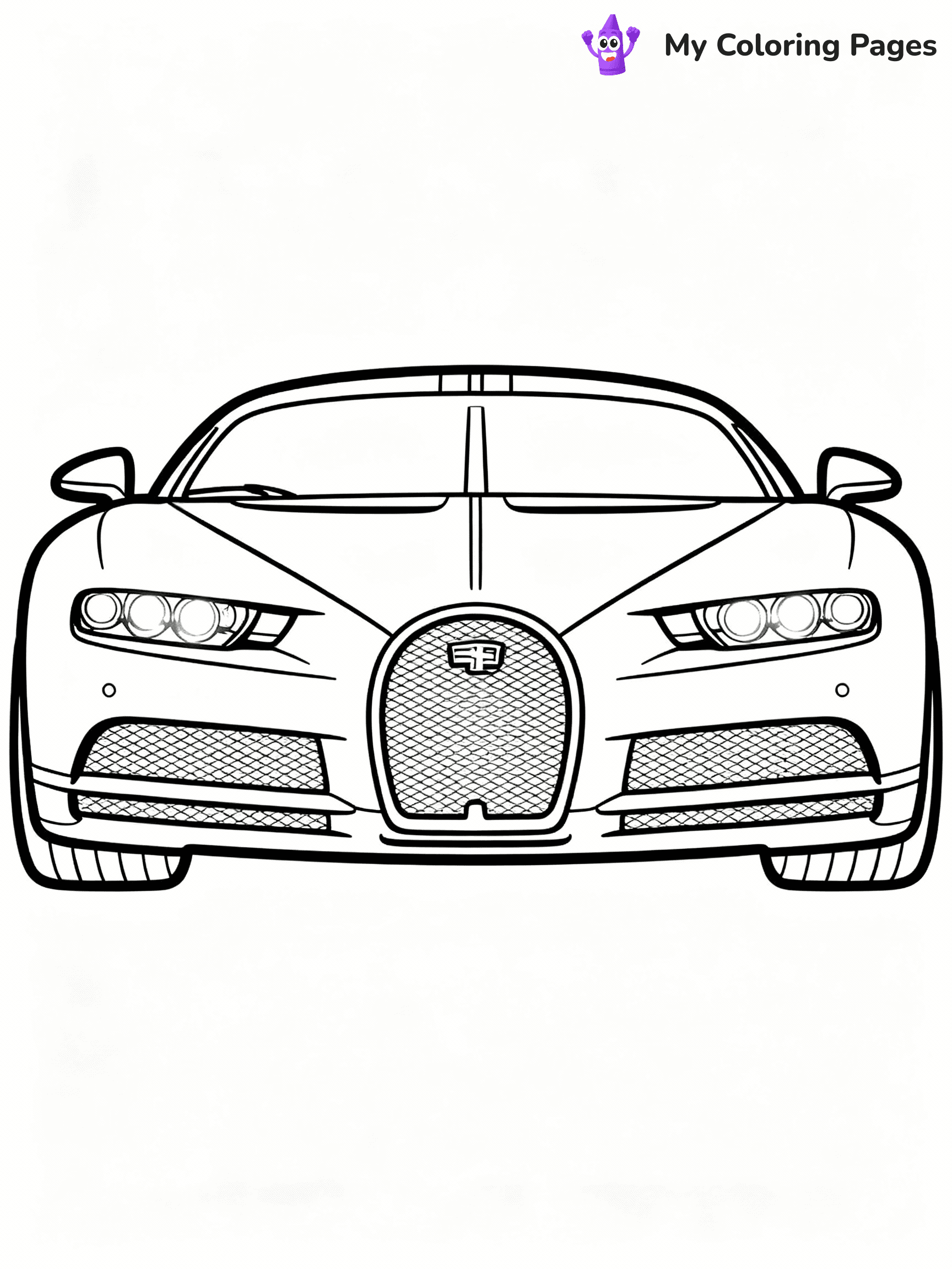 Bugatti Coloring Pages - 19