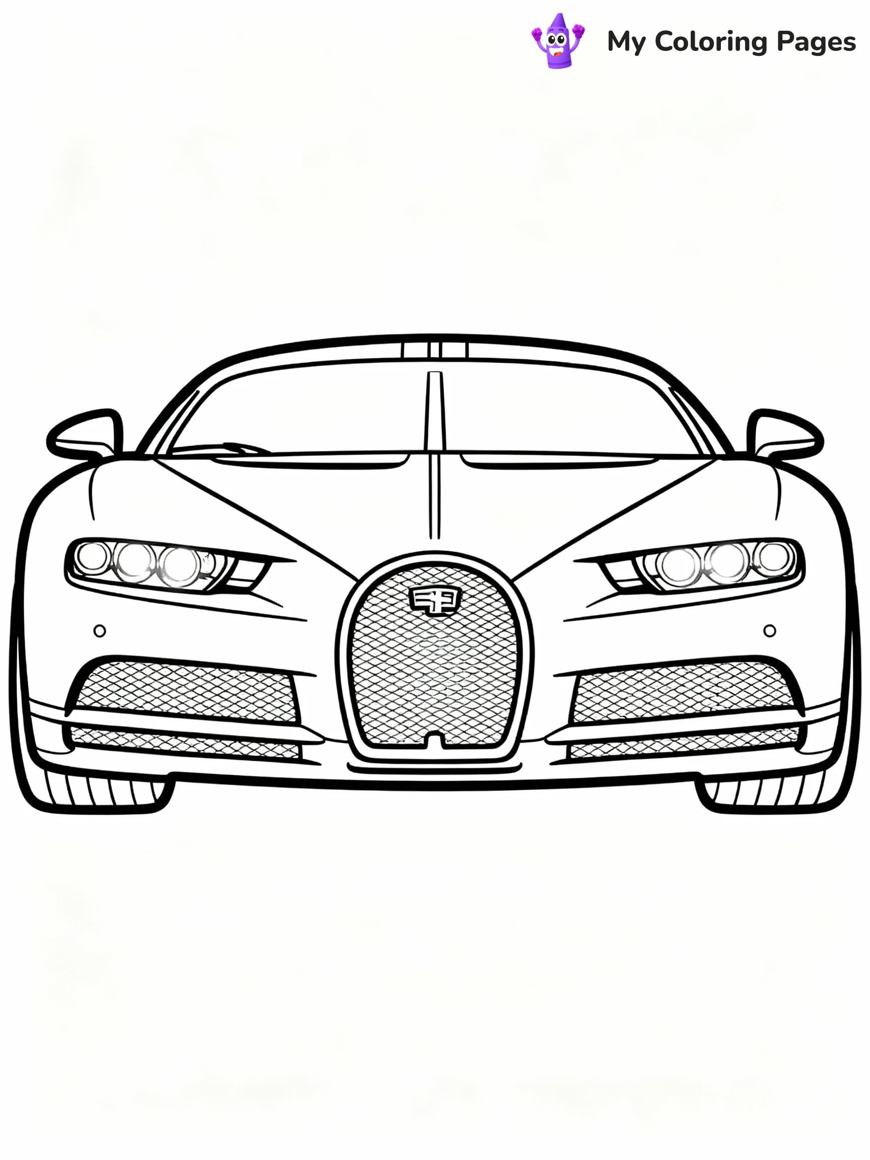 Bugatti Coloring Pages - 19