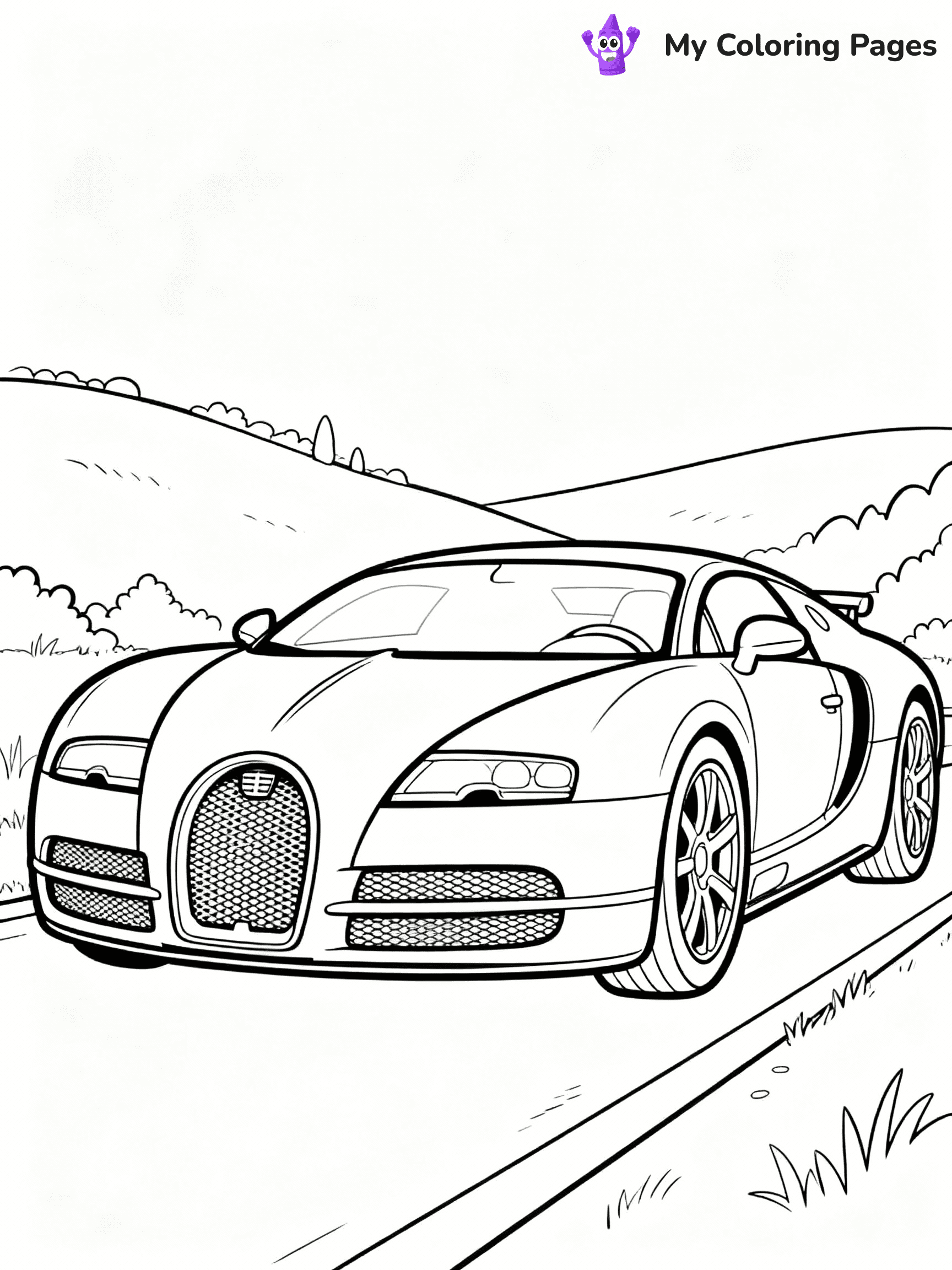 Bugatti Coloring Pages - 15
