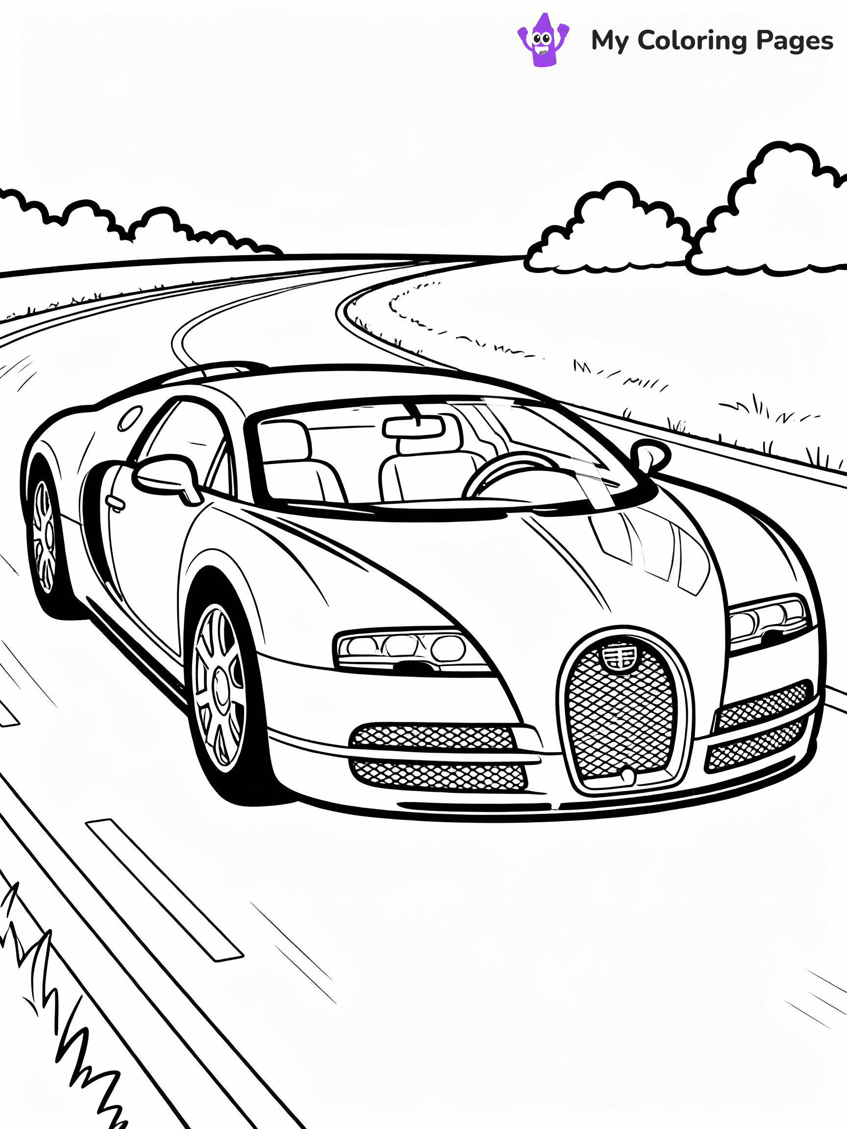 Bugatti Coloring Pages - 14
