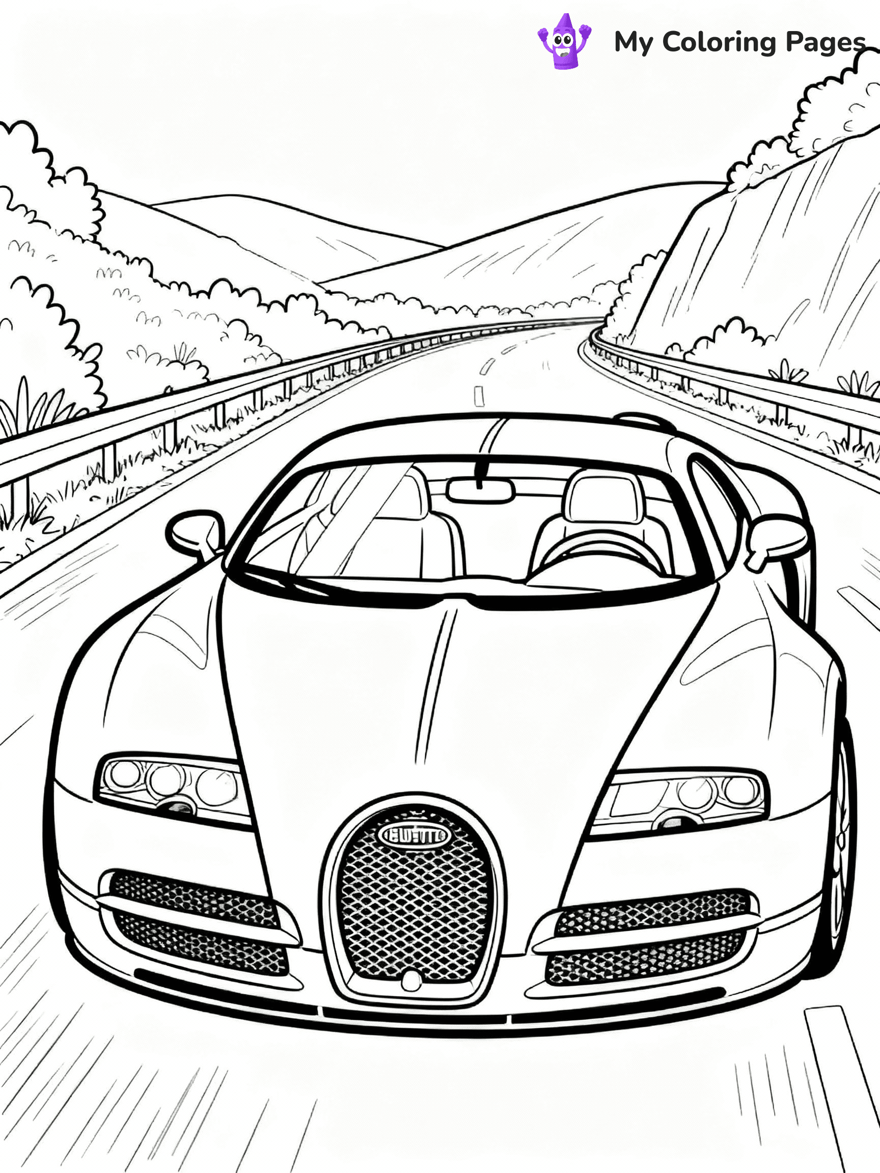 Bugatti Coloring Pages - 11