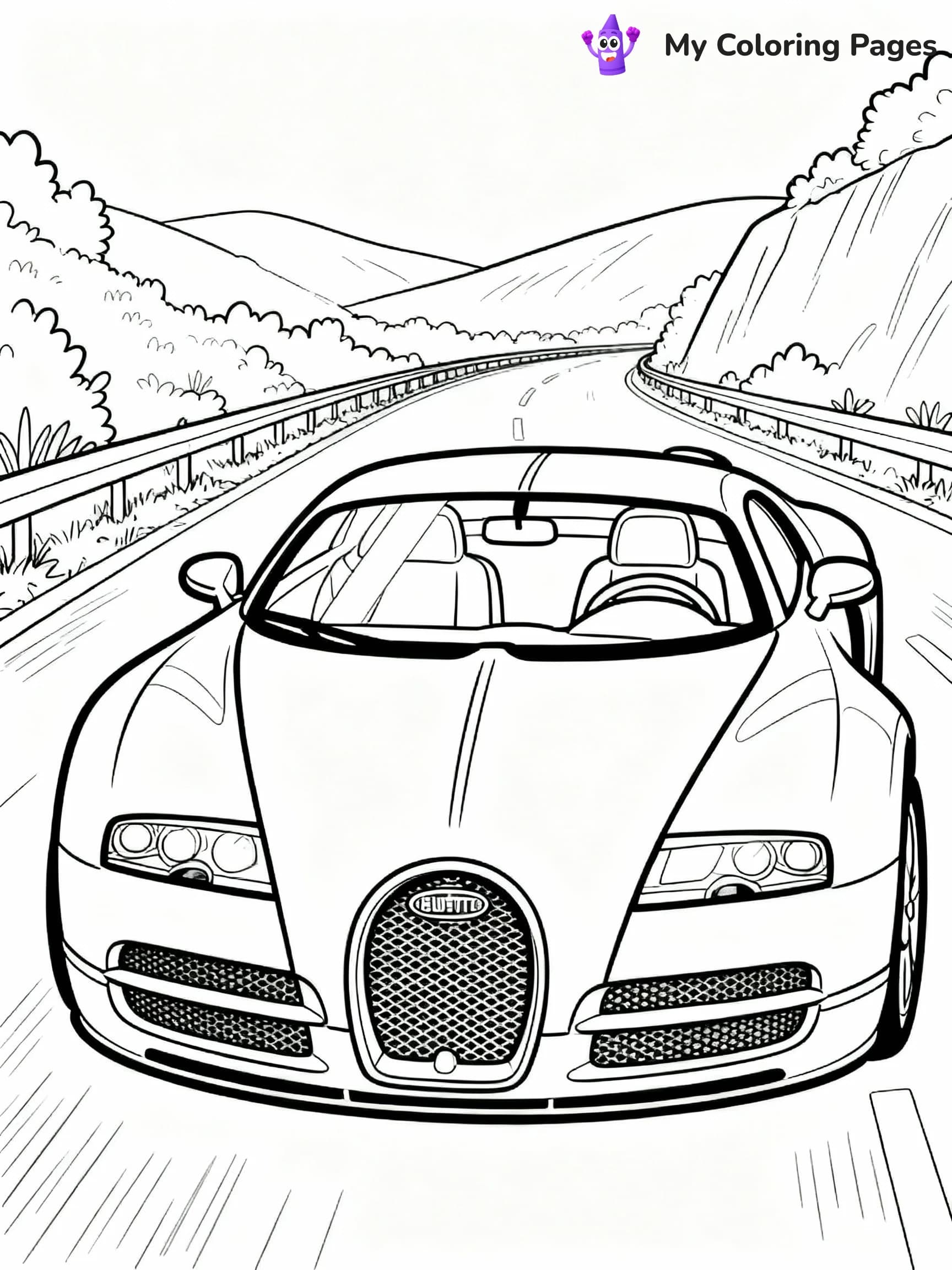 Bugatti Coloring Pages - 11