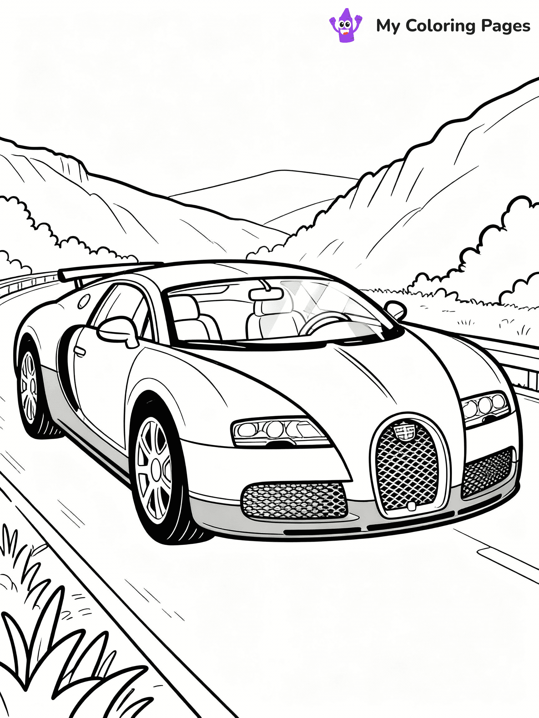 Bugatti Coloring Pages - 9