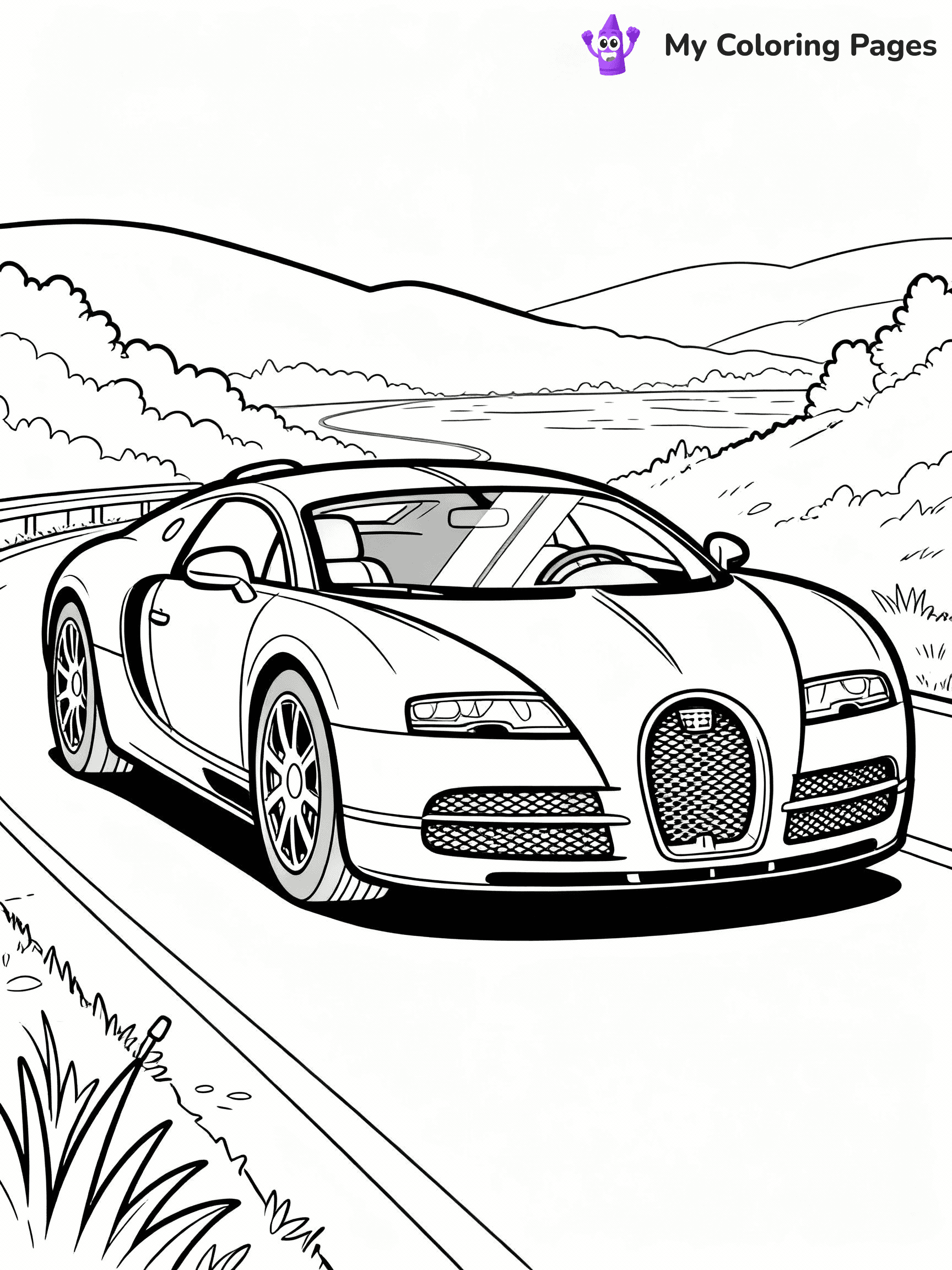 Bugatti Coloring Pages - 8