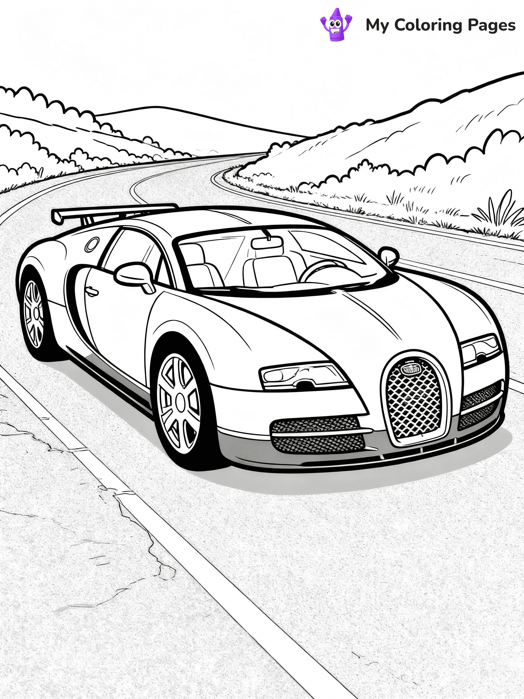 Bugatti Coloring Pages - 7