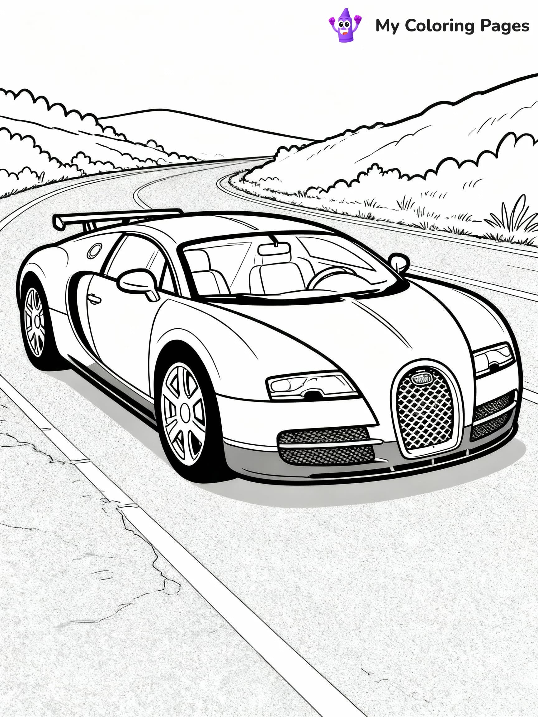 Bugatti Coloring Pages - 7