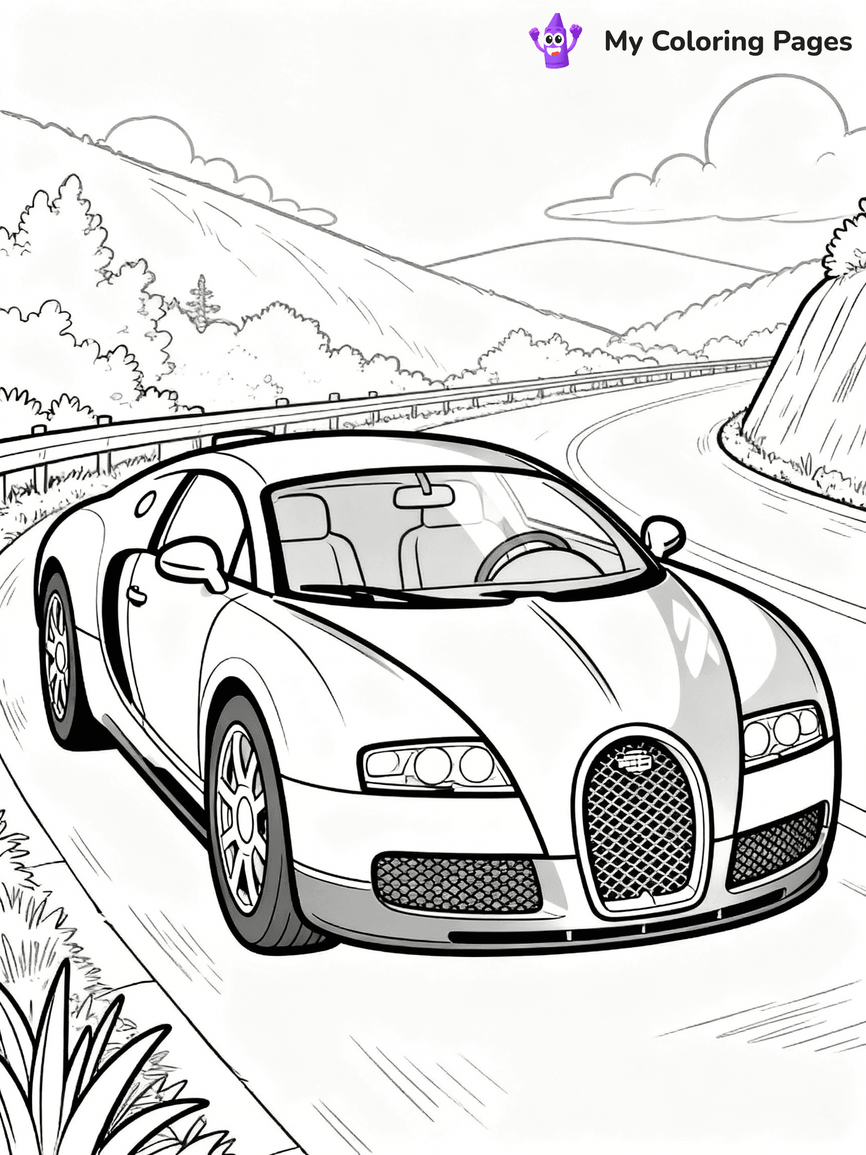 Bugatti Coloring Pages - 6