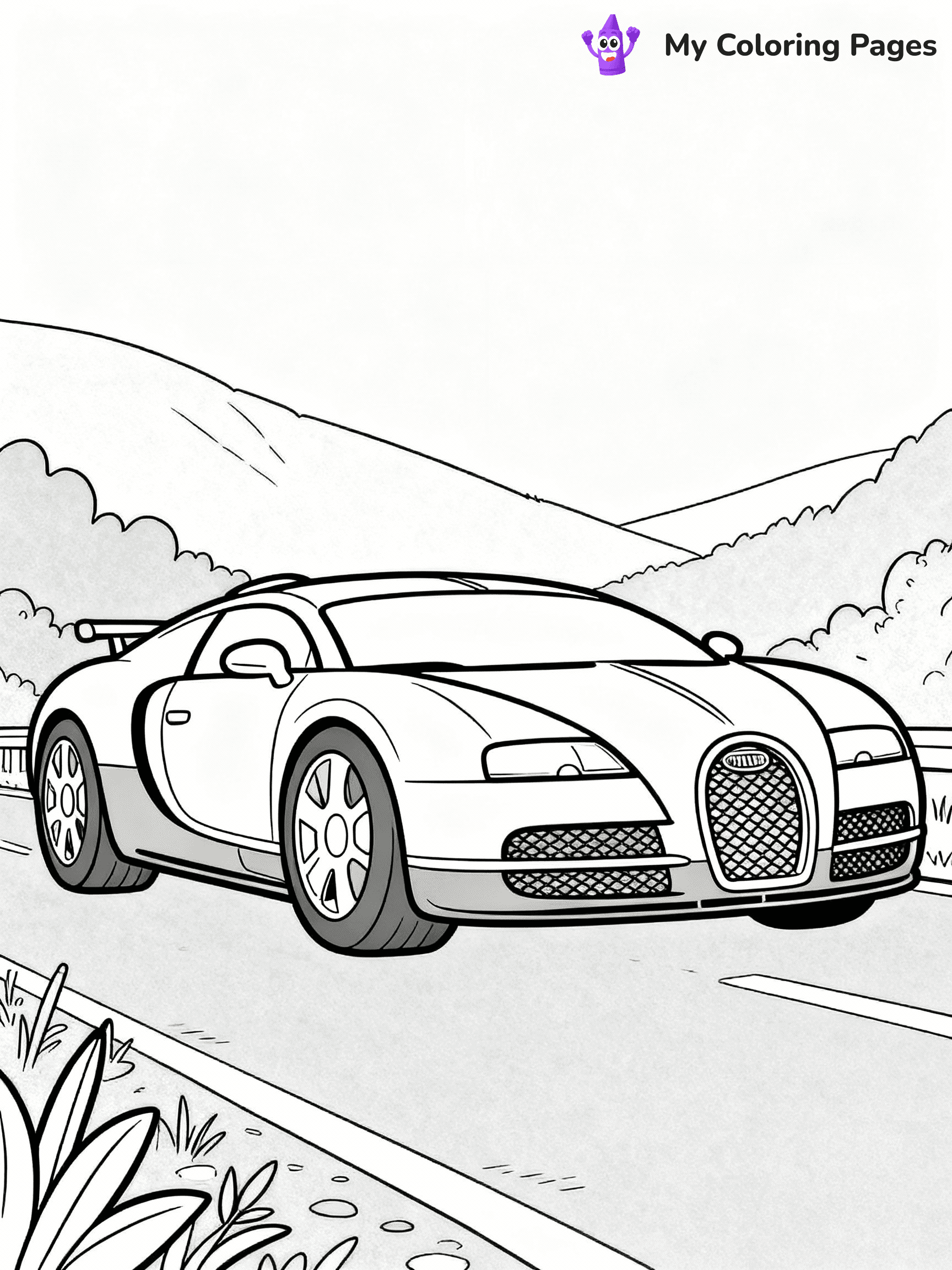 Bugatti Coloring Pages - 5