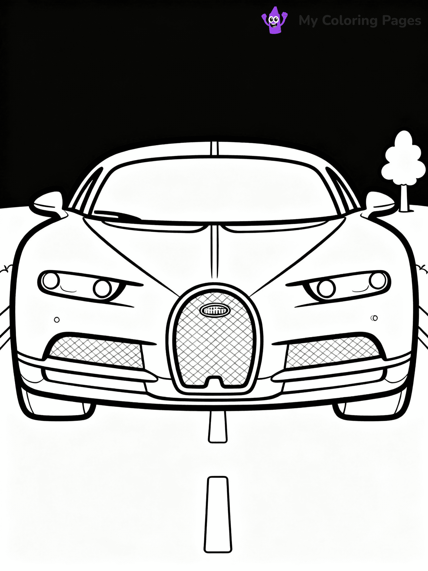 Bugatti Coloring Pages - 3