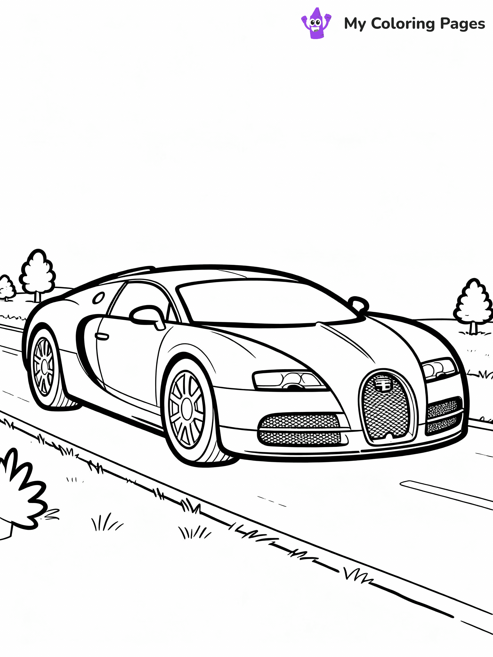Bugatti Coloring Pages - 2