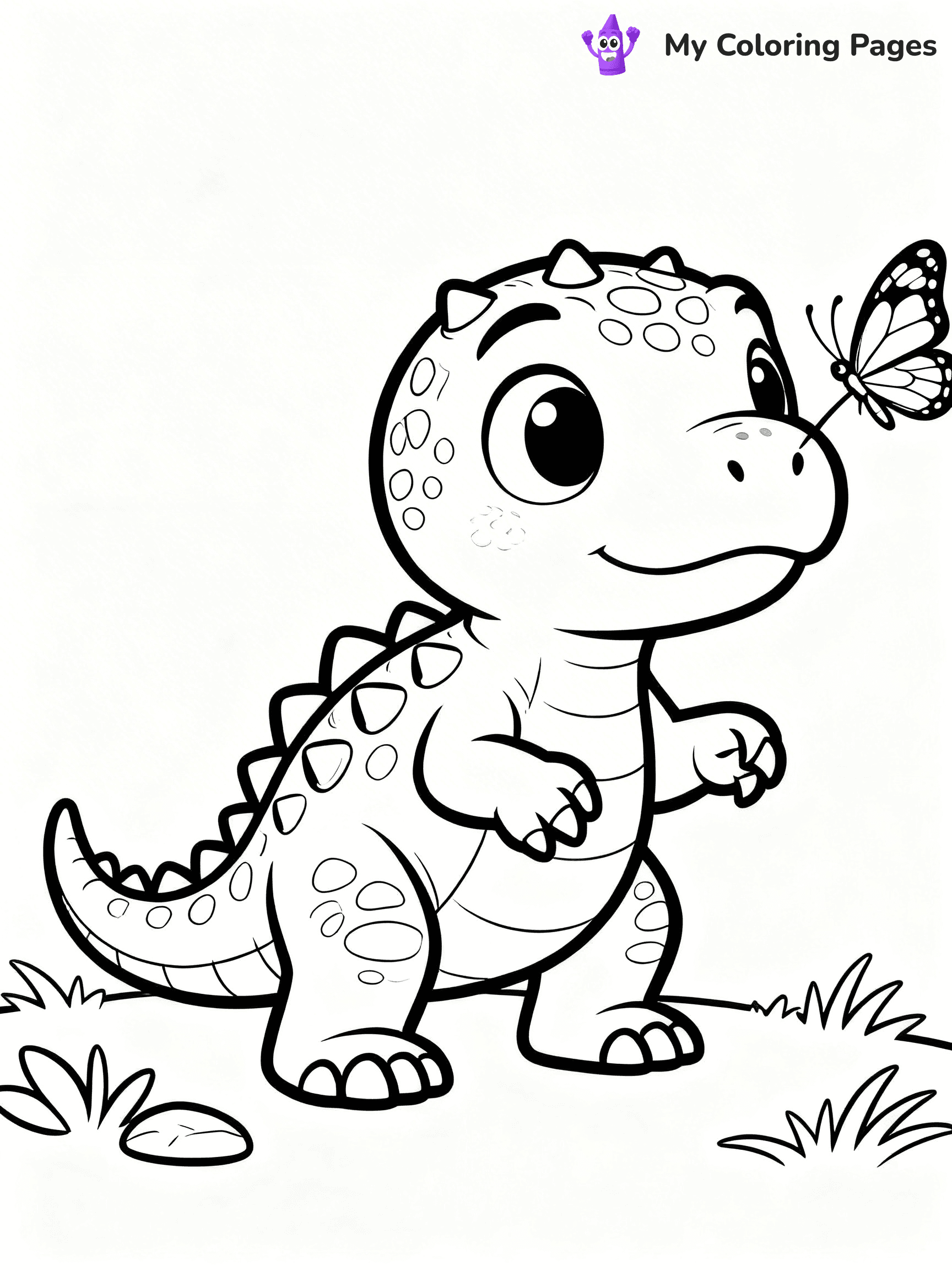 Ankylosaurus Coloring Pages - 68