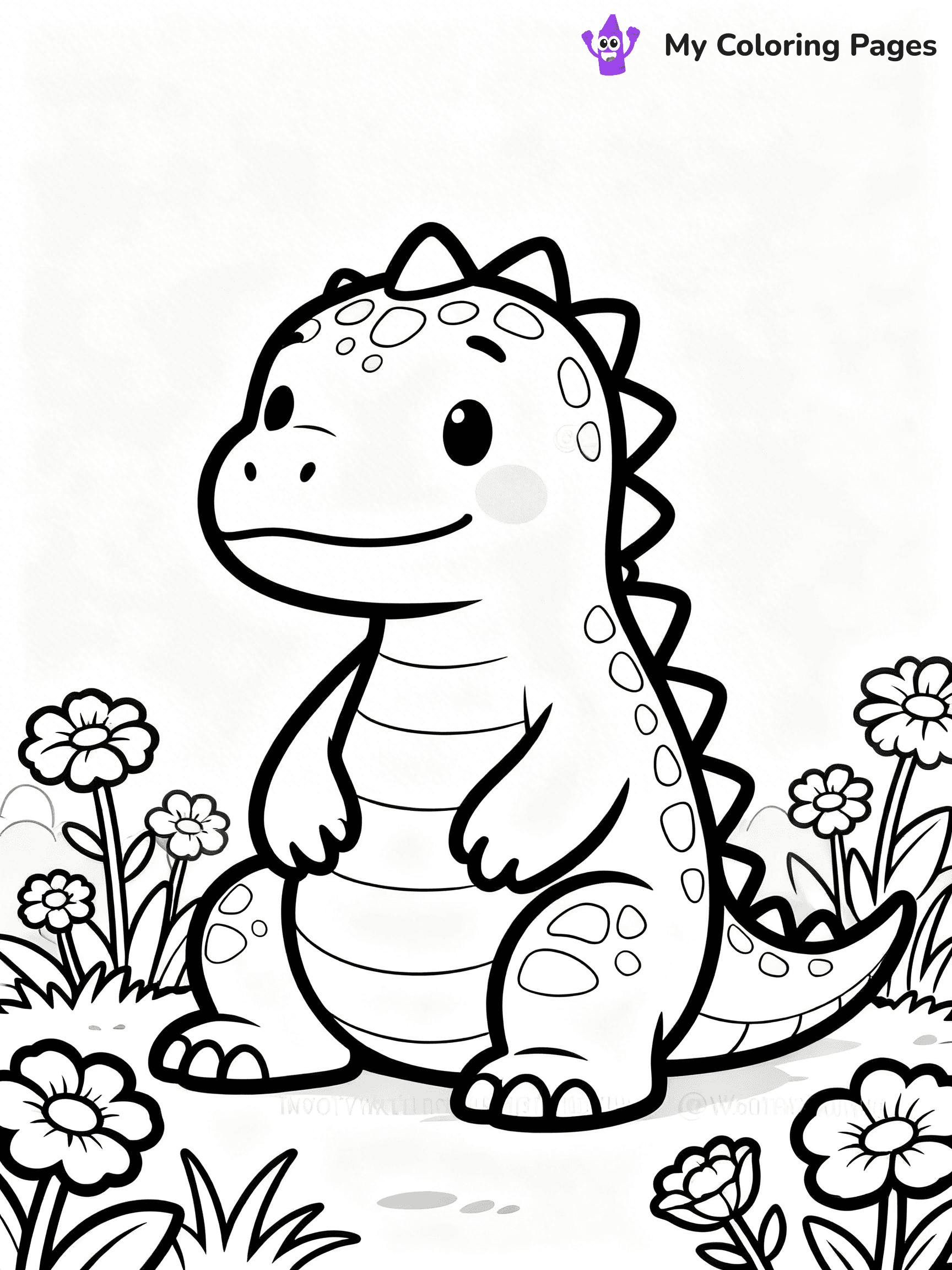 Ankylosaurus Coloring Pages - 26