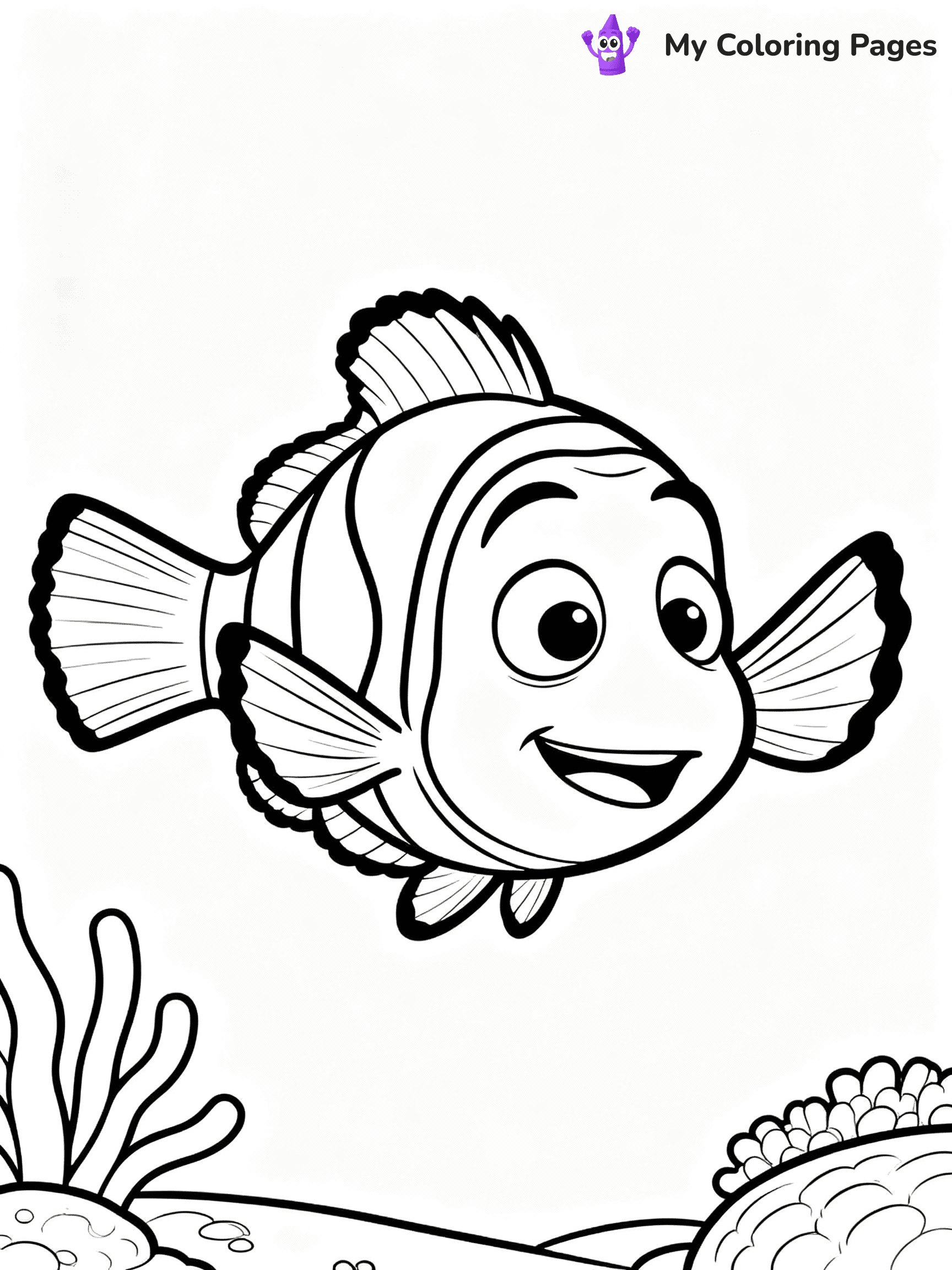 Finding Nemo Coloring Pages - 19