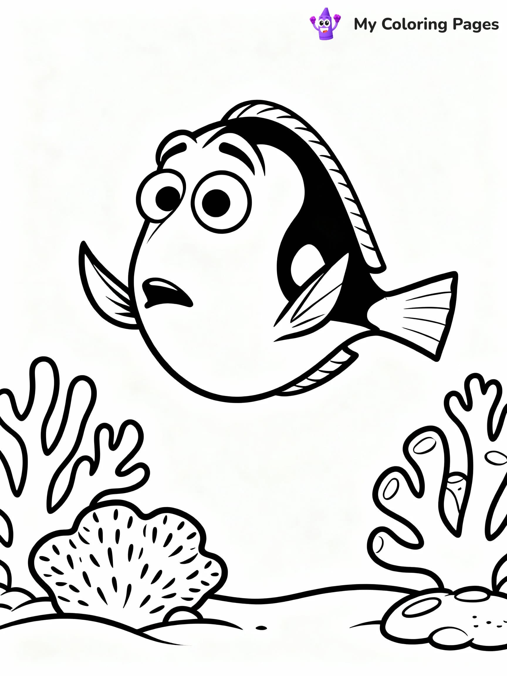 Finding Nemo Coloring Pages - 18