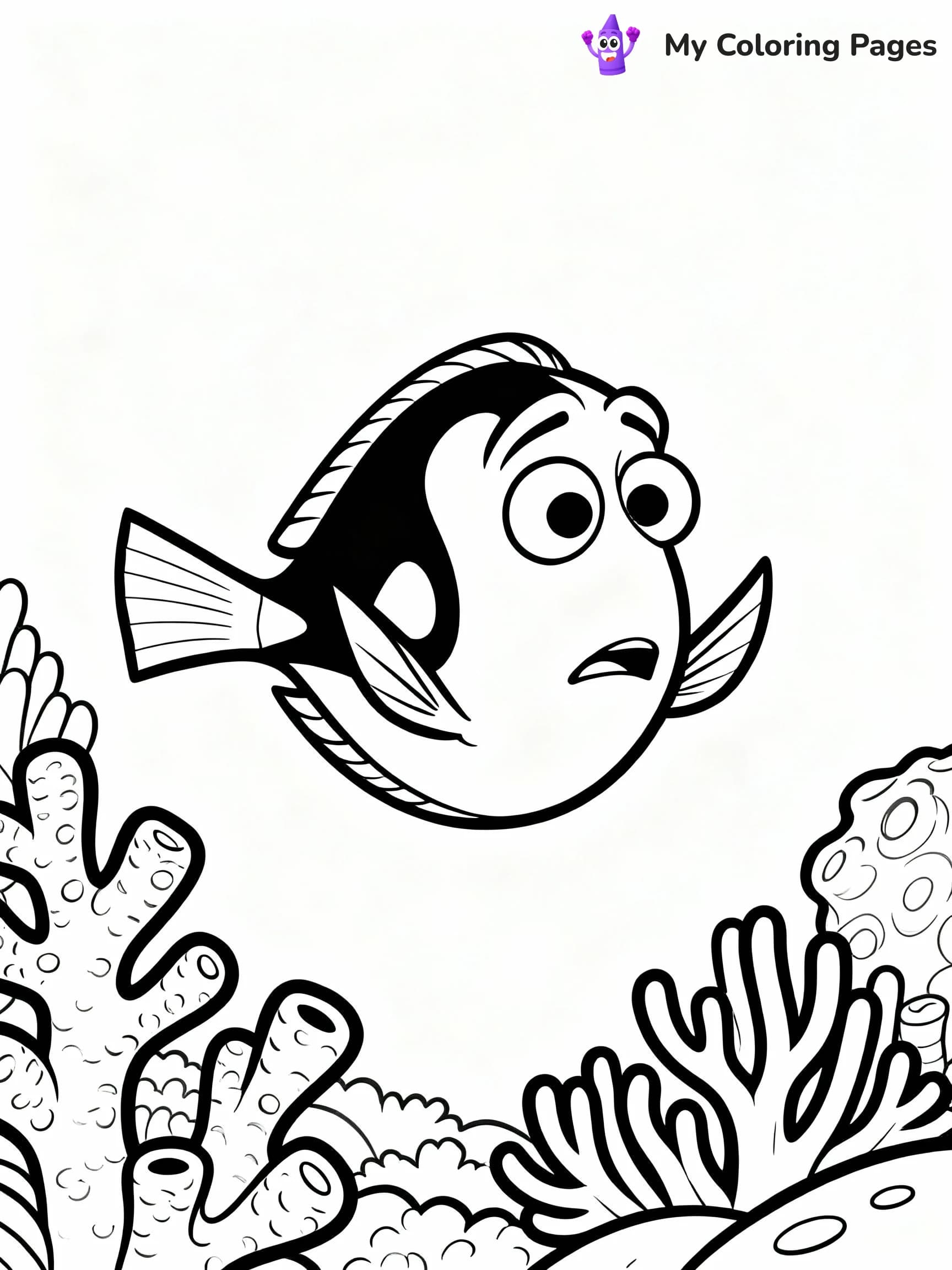 Finding Nemo Coloring Pages - 17