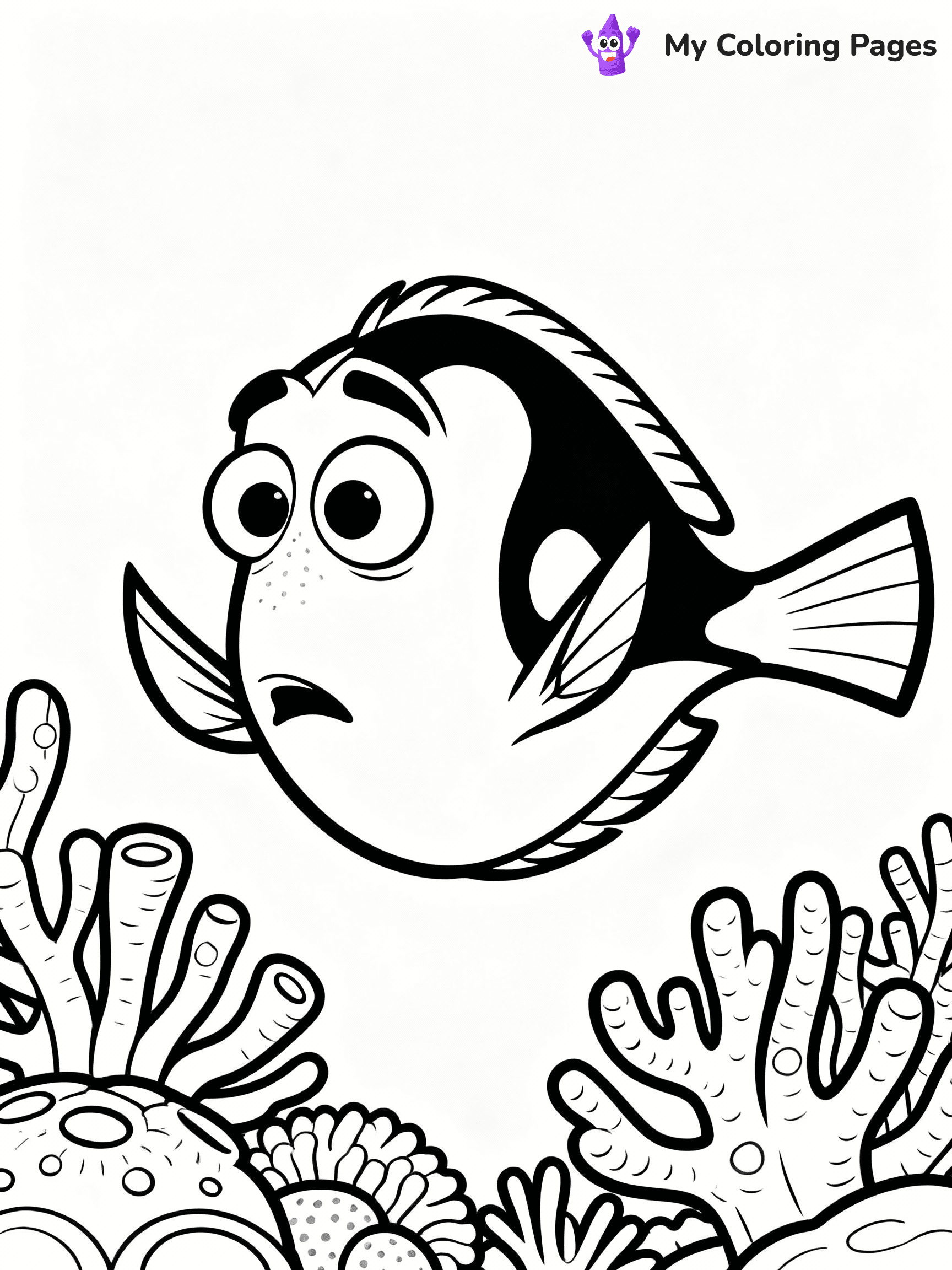 Finding Nemo Coloring Pages - 16