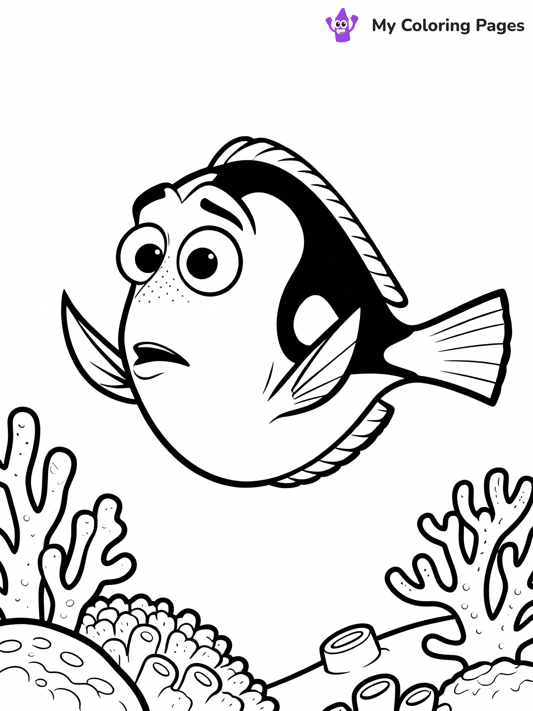 Finding Nemo Coloring Pages - 14