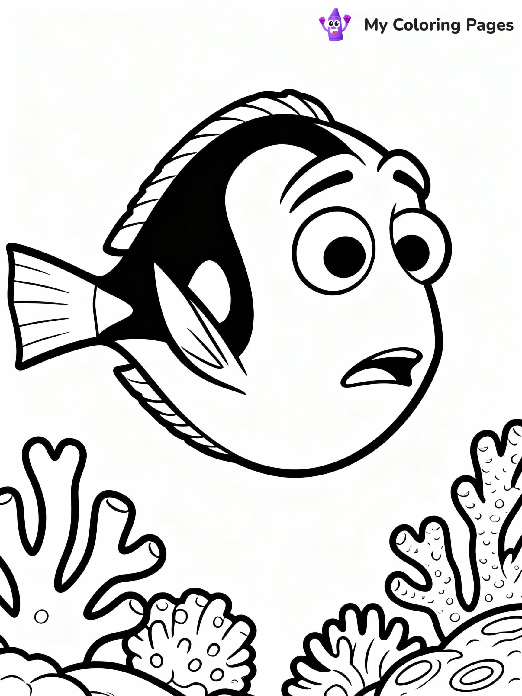 Finding Nemo Coloring Pages - 13