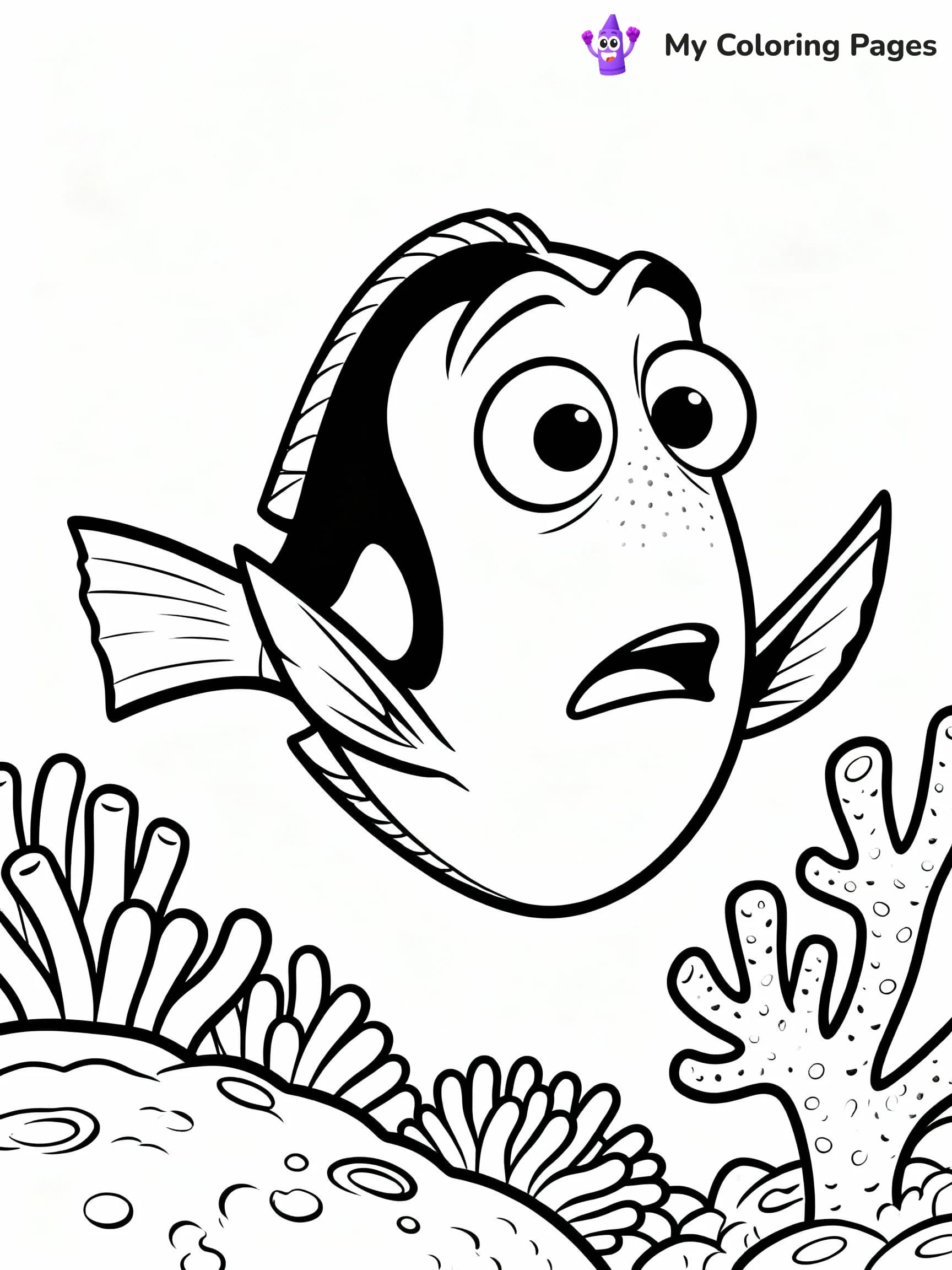Finding Nemo Coloring Pages - 12