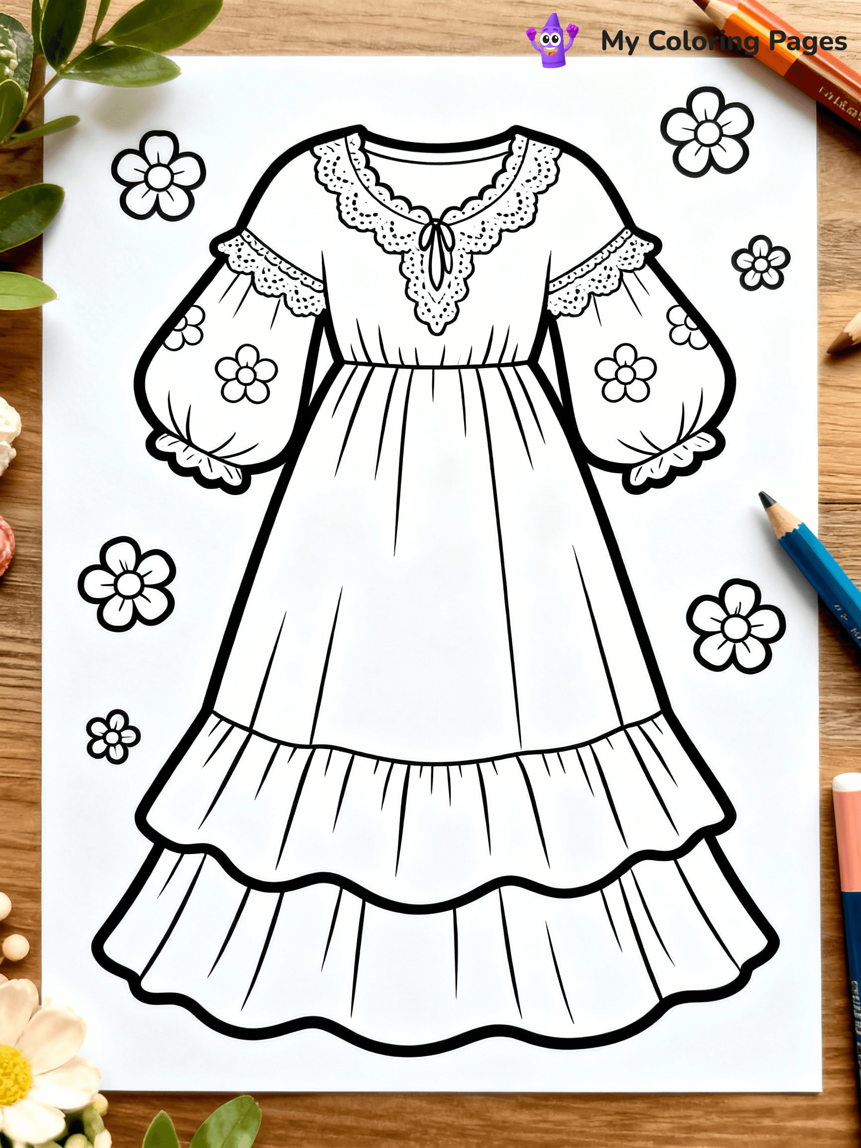 Fashion Coloring Pages - 9