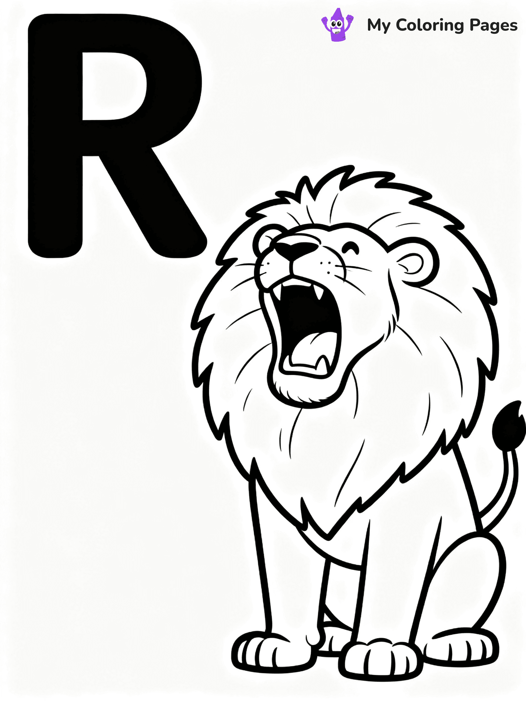Letter R Coloring Pages - 24