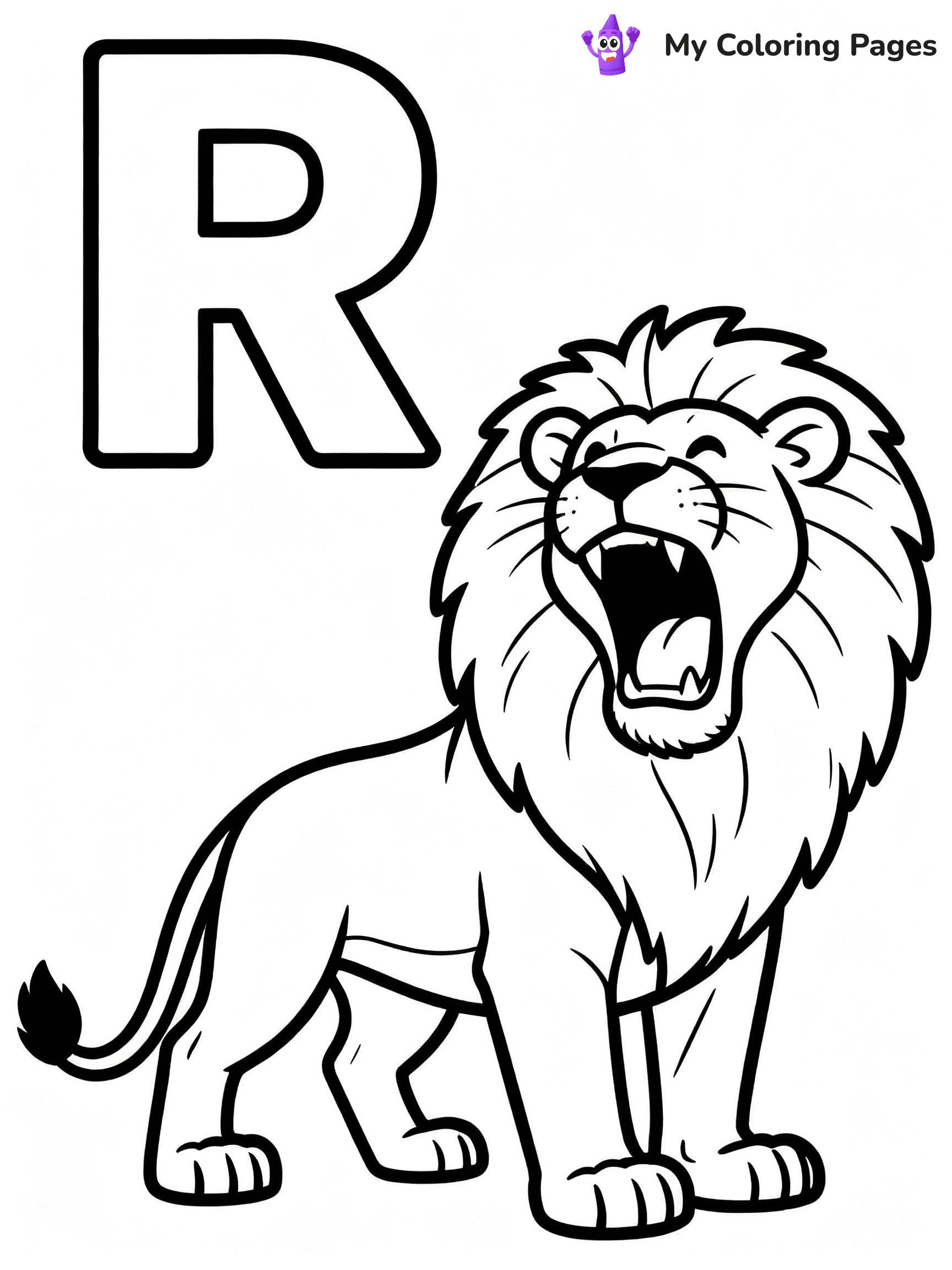 Letter R Coloring Pages - 23