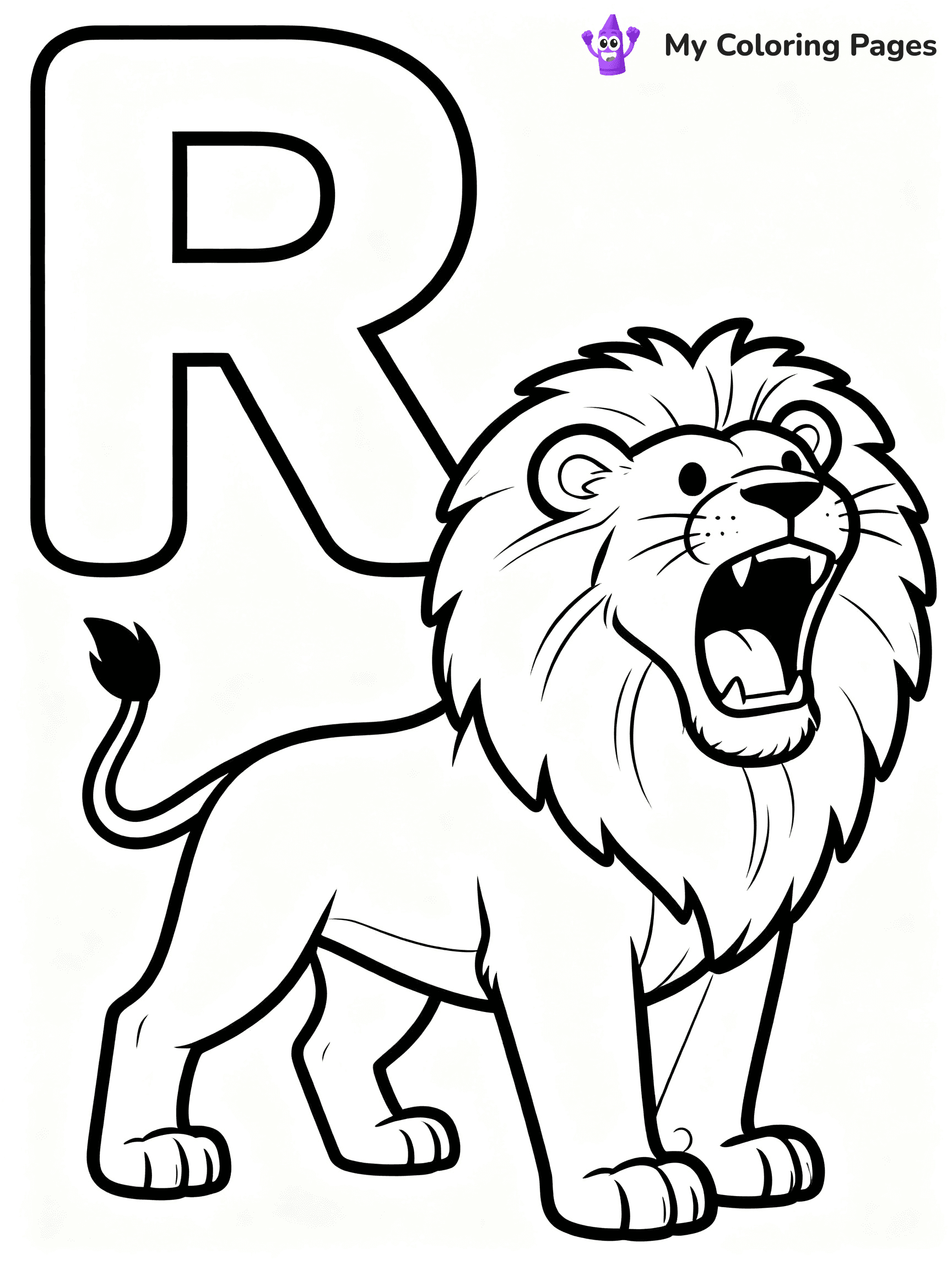 Letter R Coloring Pages - 21