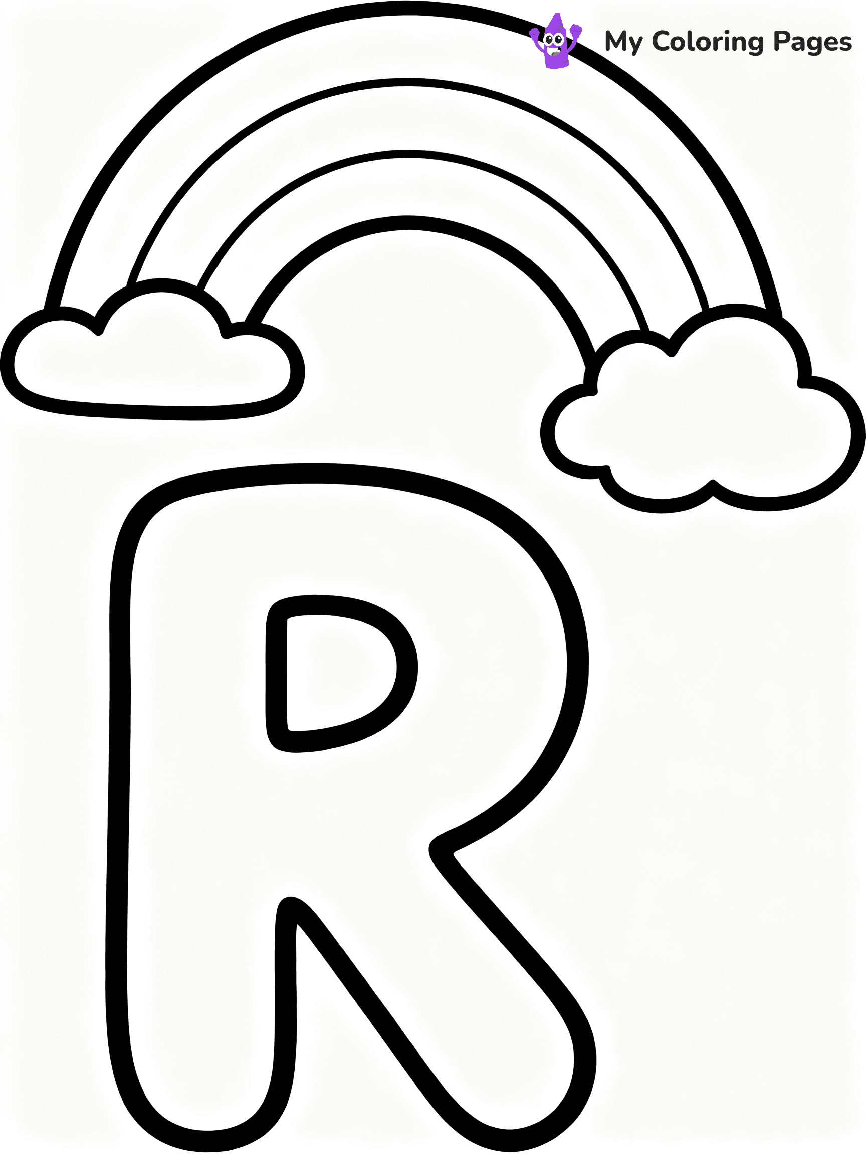 Letter R Coloring Pages - 12