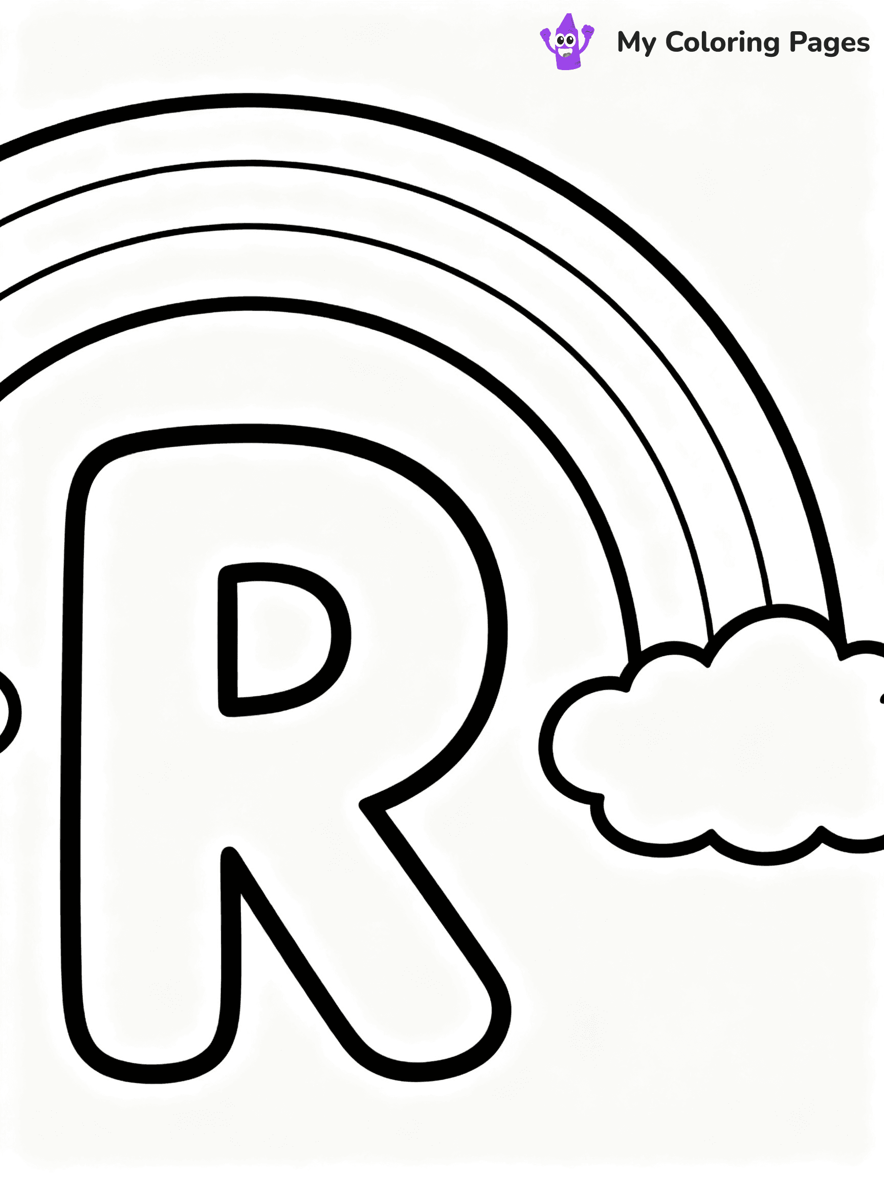 Letter R Coloring Pages - 11
