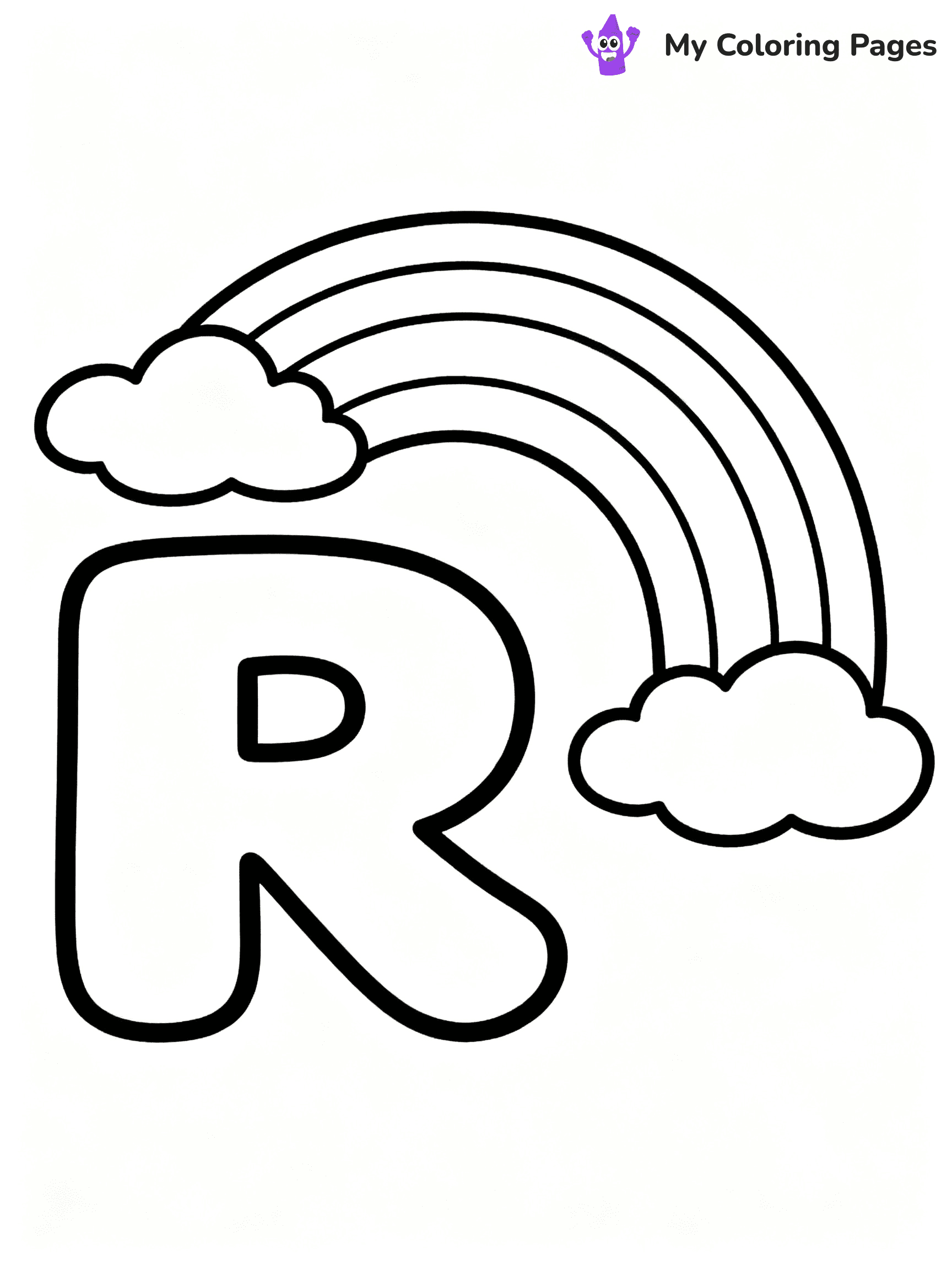 Letter R Coloring Pages - 9