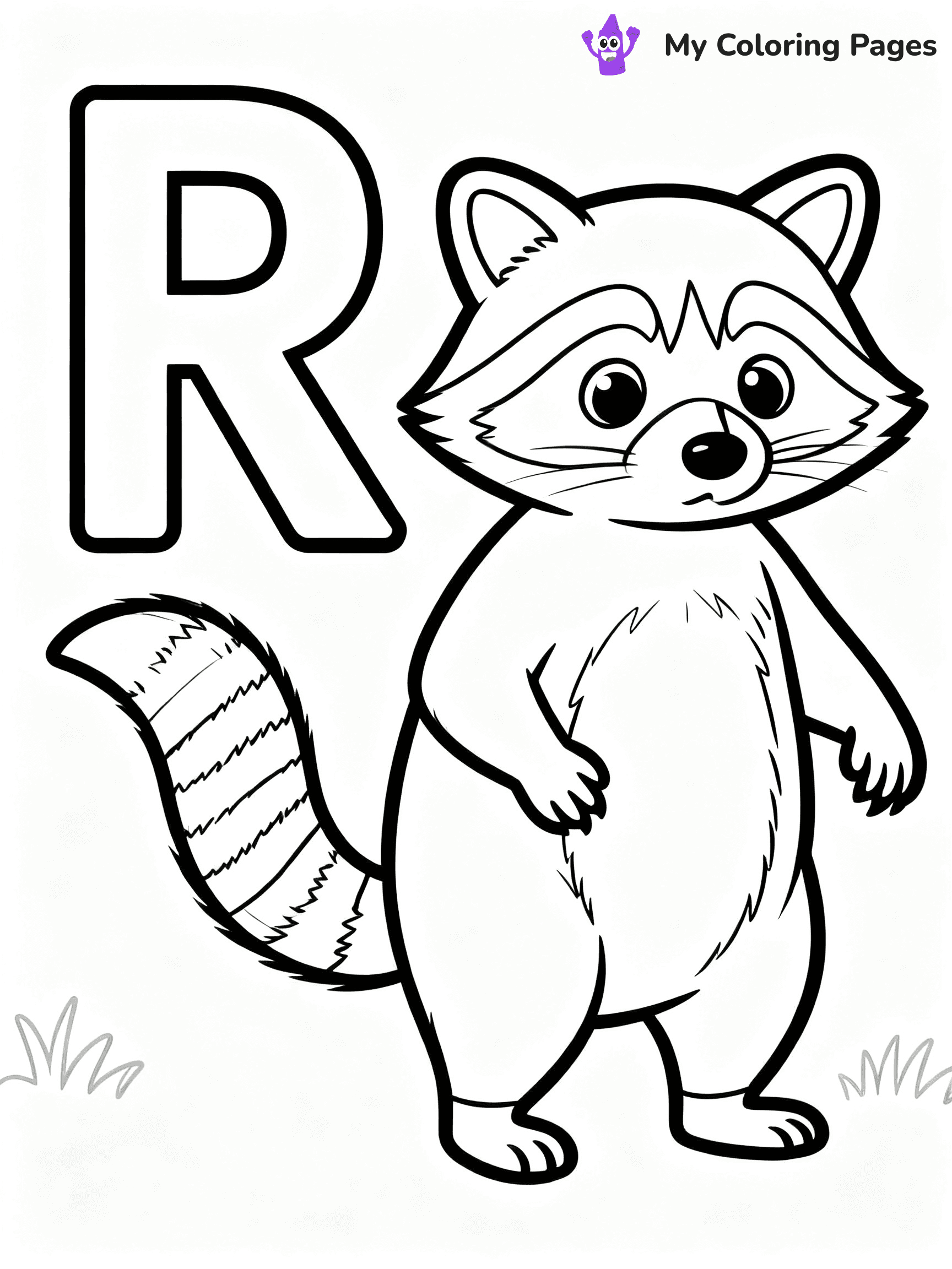 Letter R Coloring Pages - 3