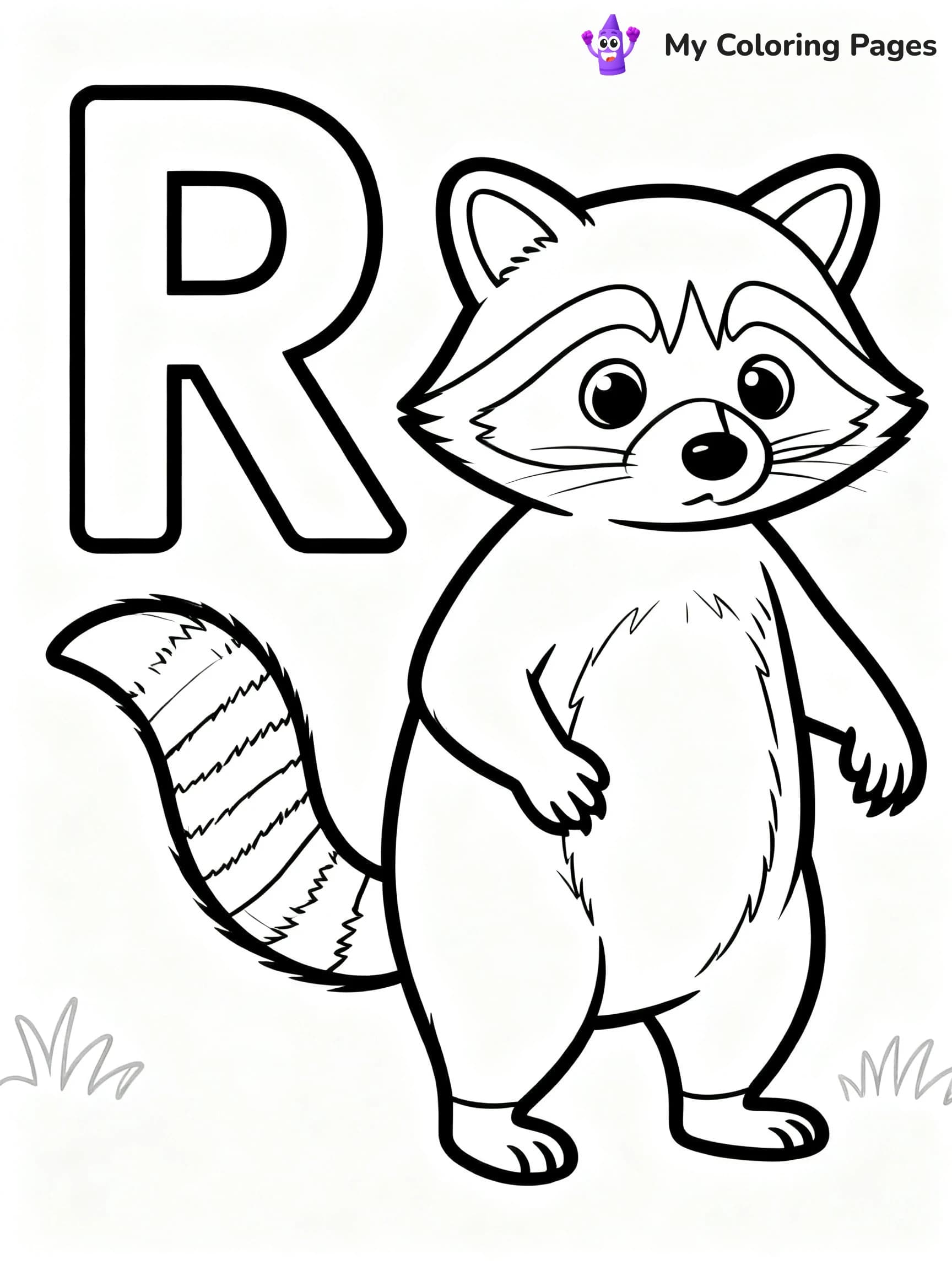 Letter R Coloring Pages - 3