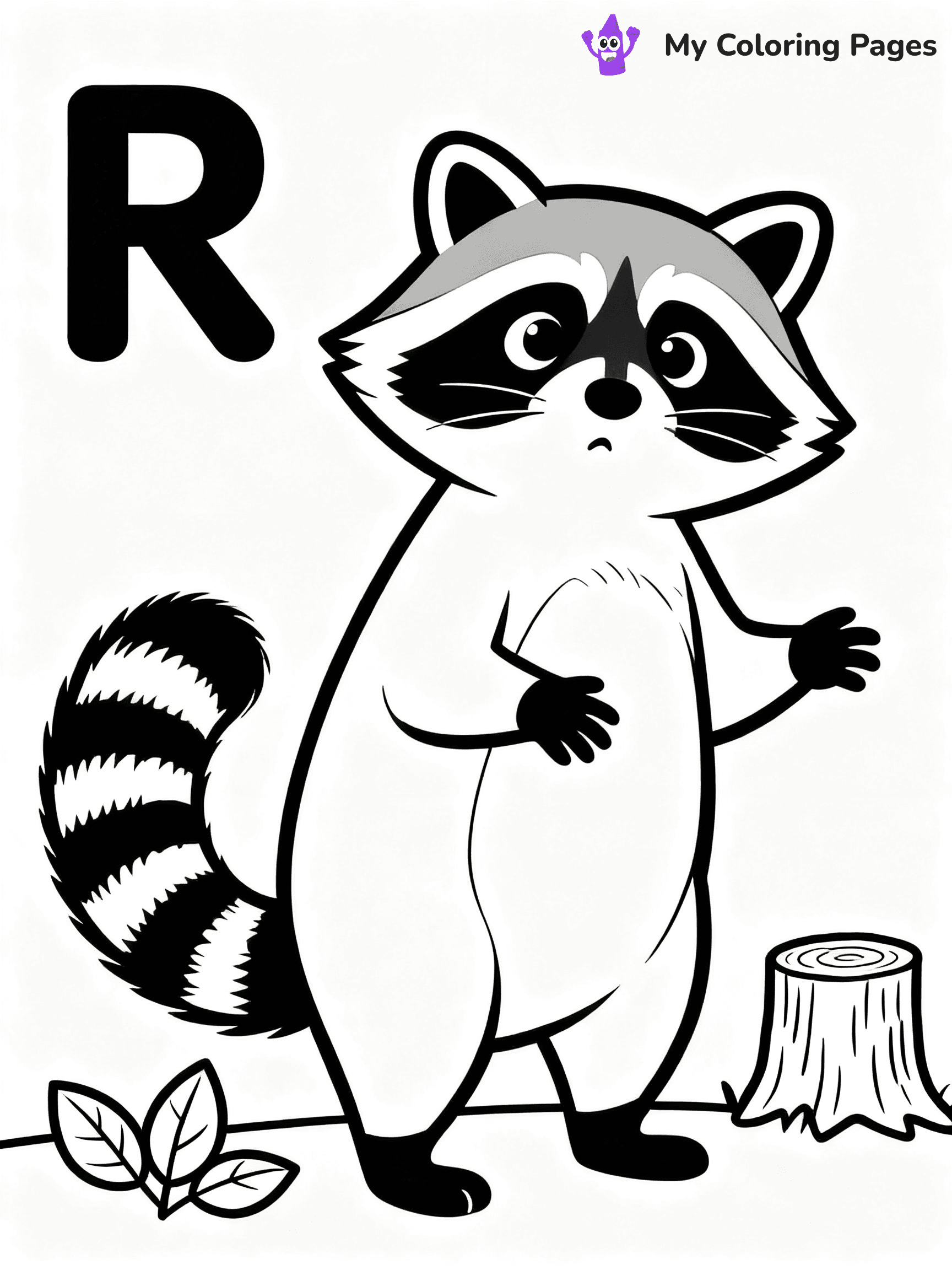 Letter R Coloring Pages - 2