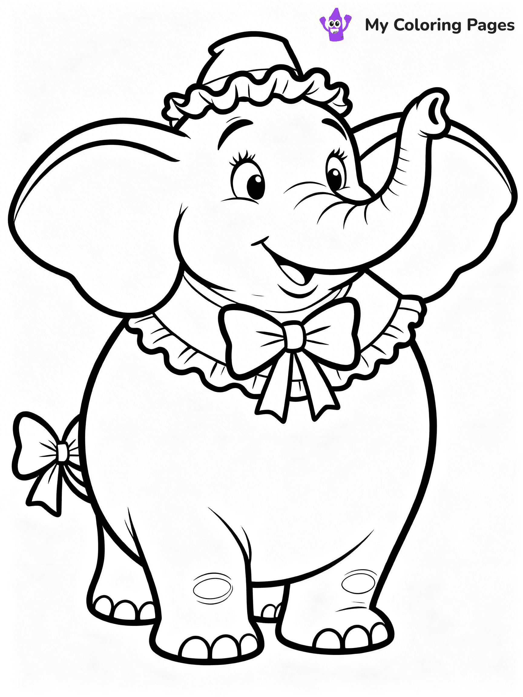 Dumbo Coloring Pages - 12