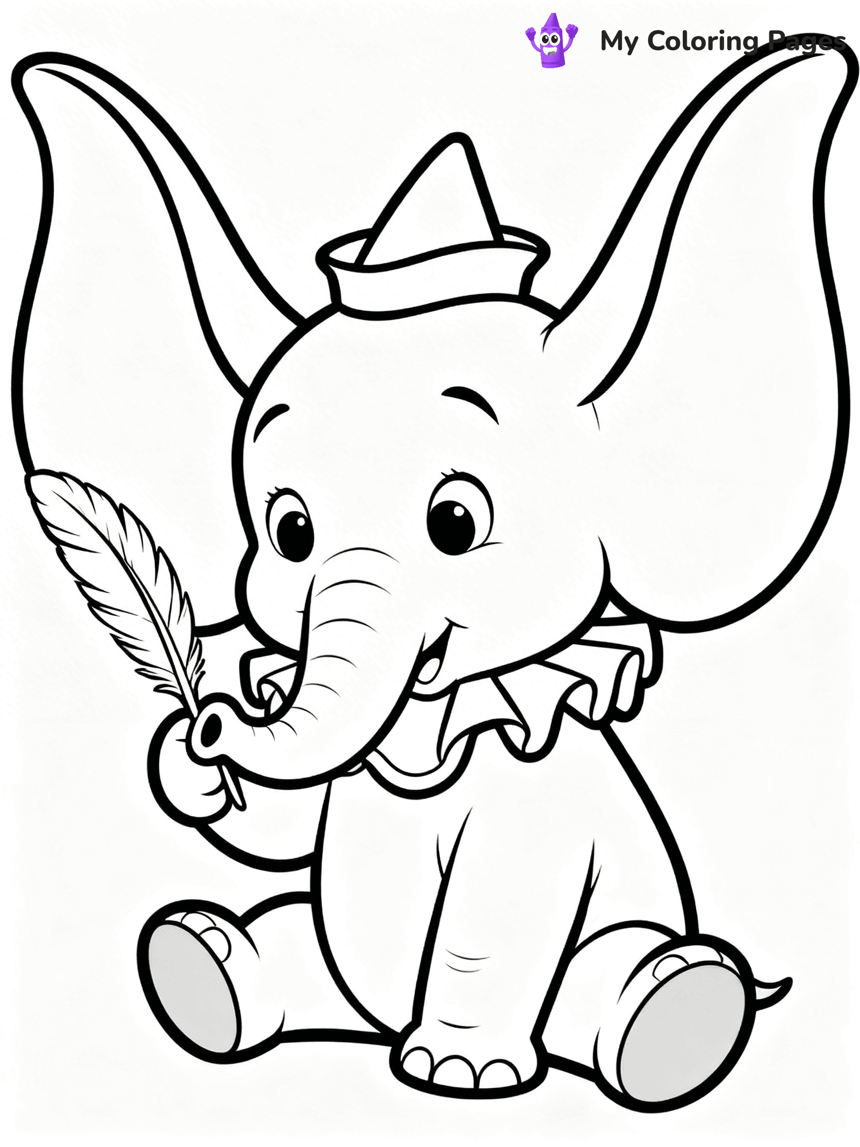 Dumbo Coloring Pages - 7