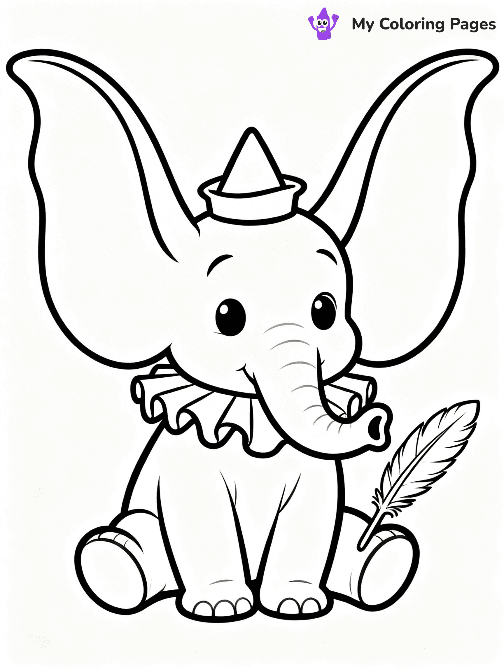 Dumbo Coloring Pages - 6