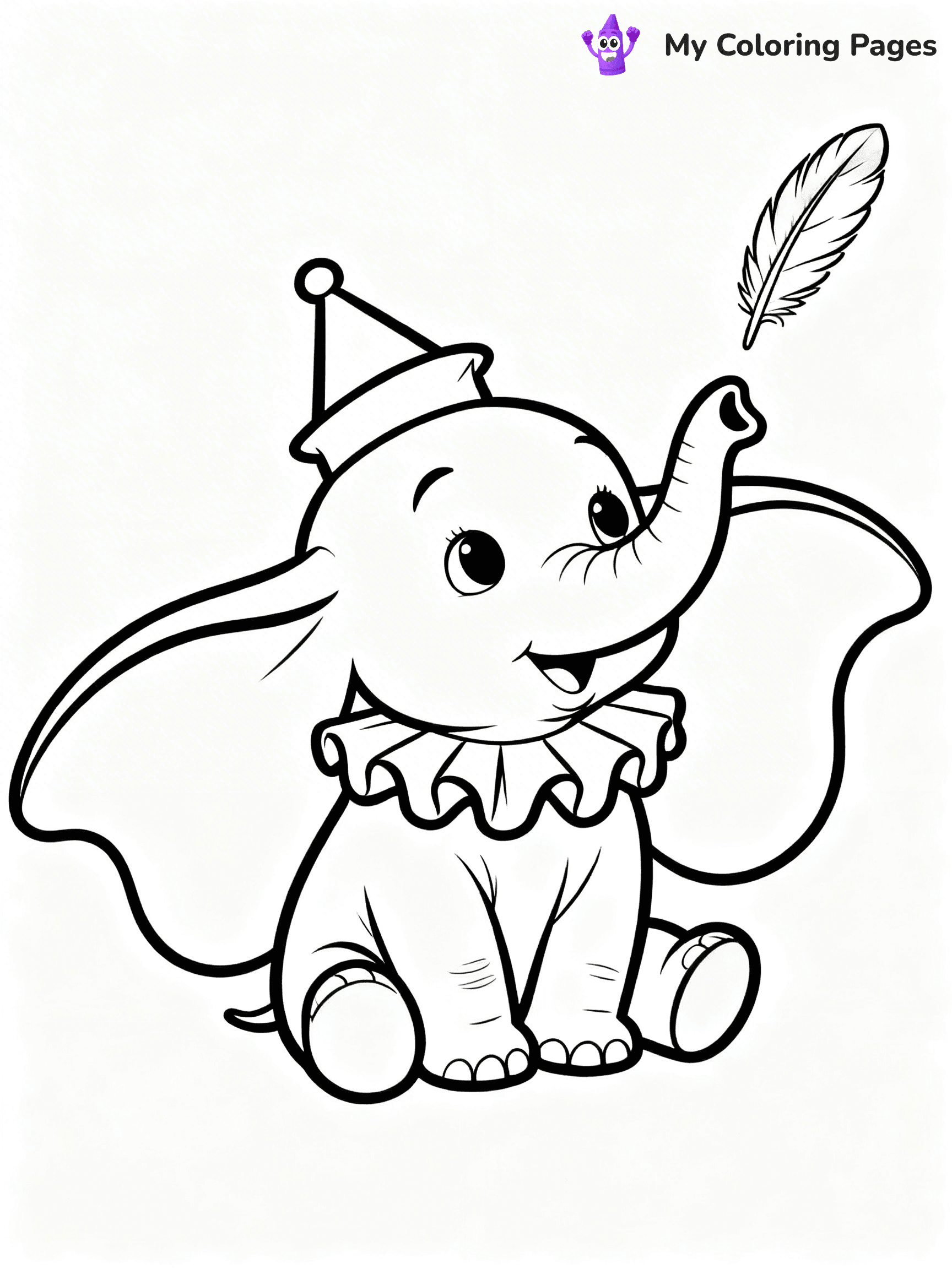Dumbo Coloring Pages - 3