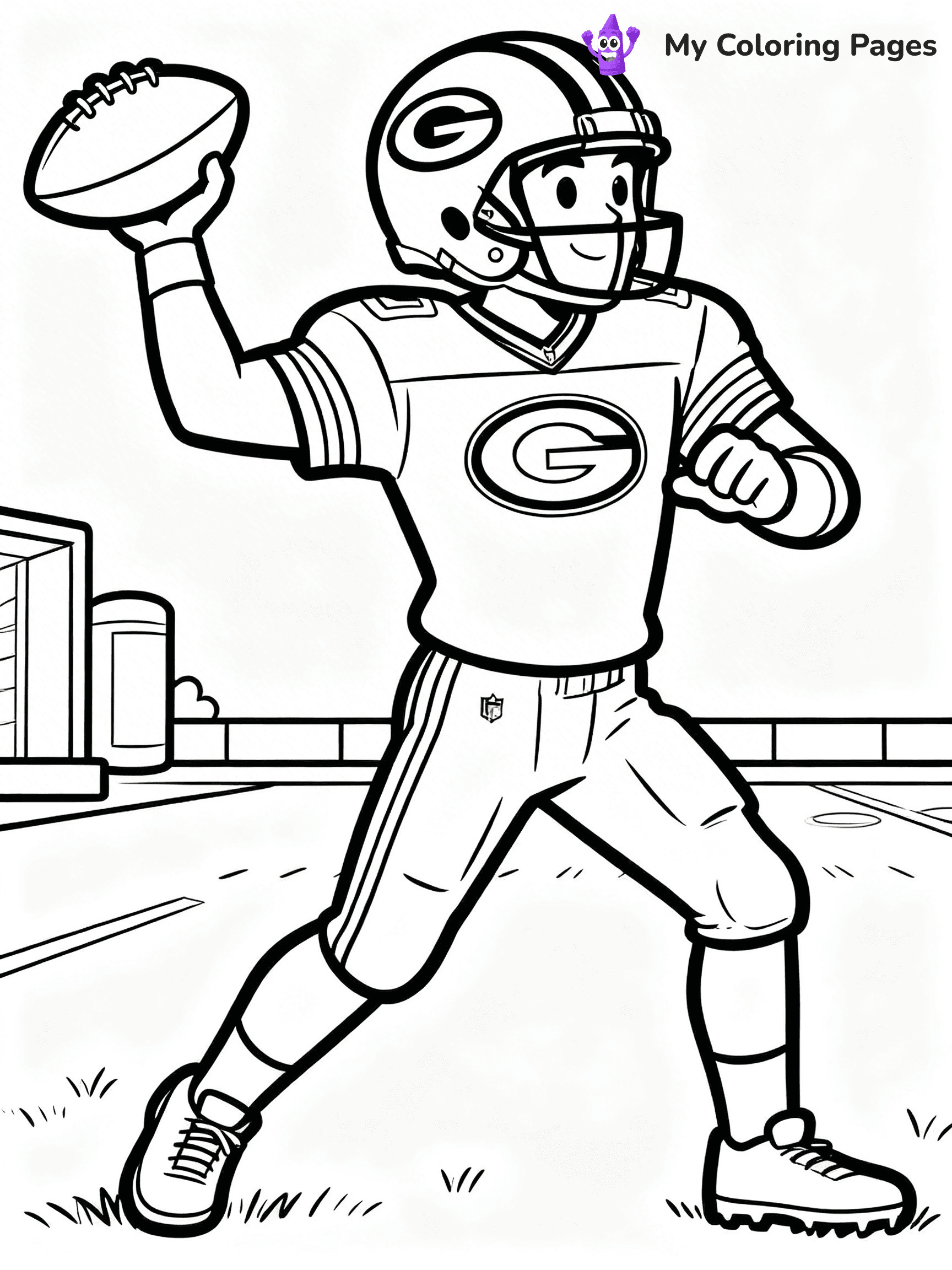 Green Bay Packers Coloring Pages - 22