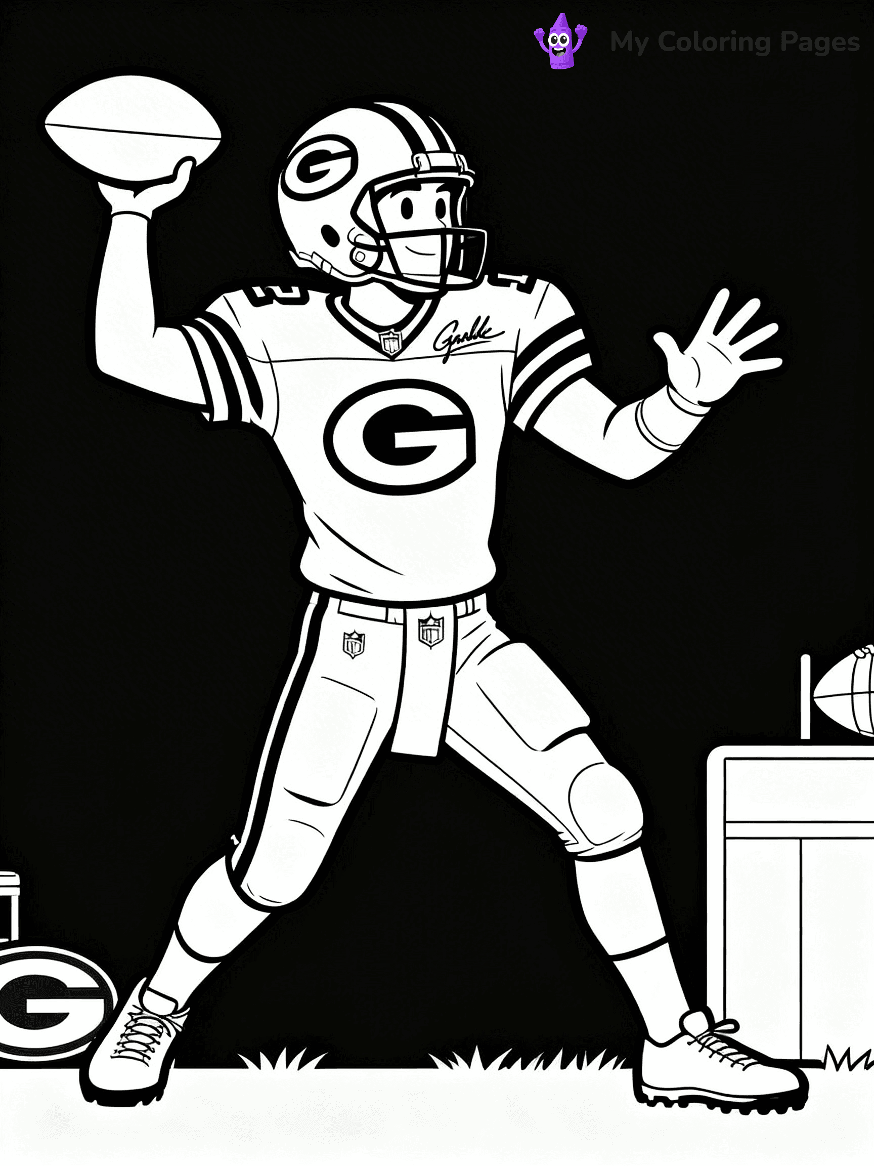 Green Bay Packers Coloring Pages - 21