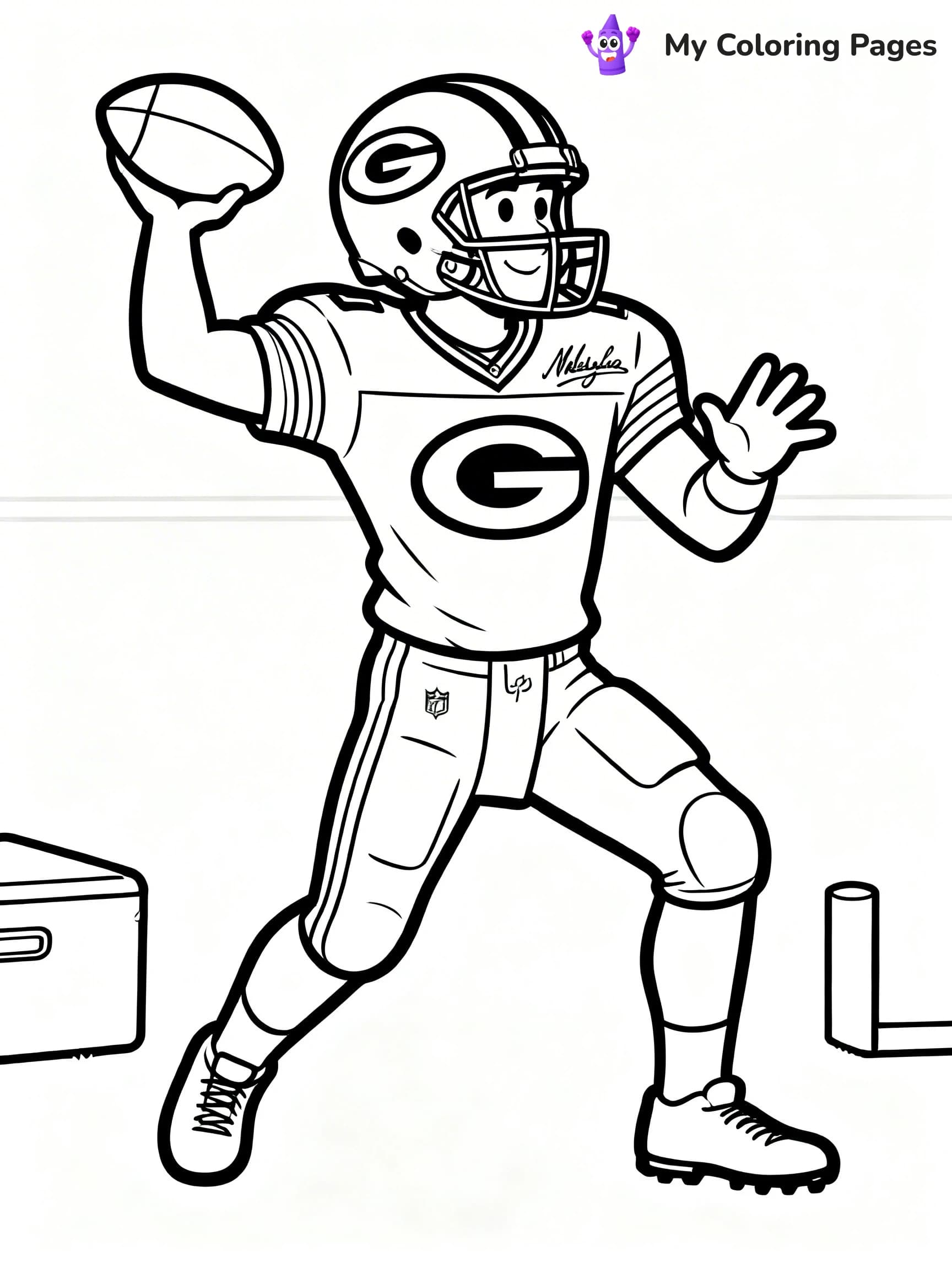 Green Bay Packers Coloring Pages - 20