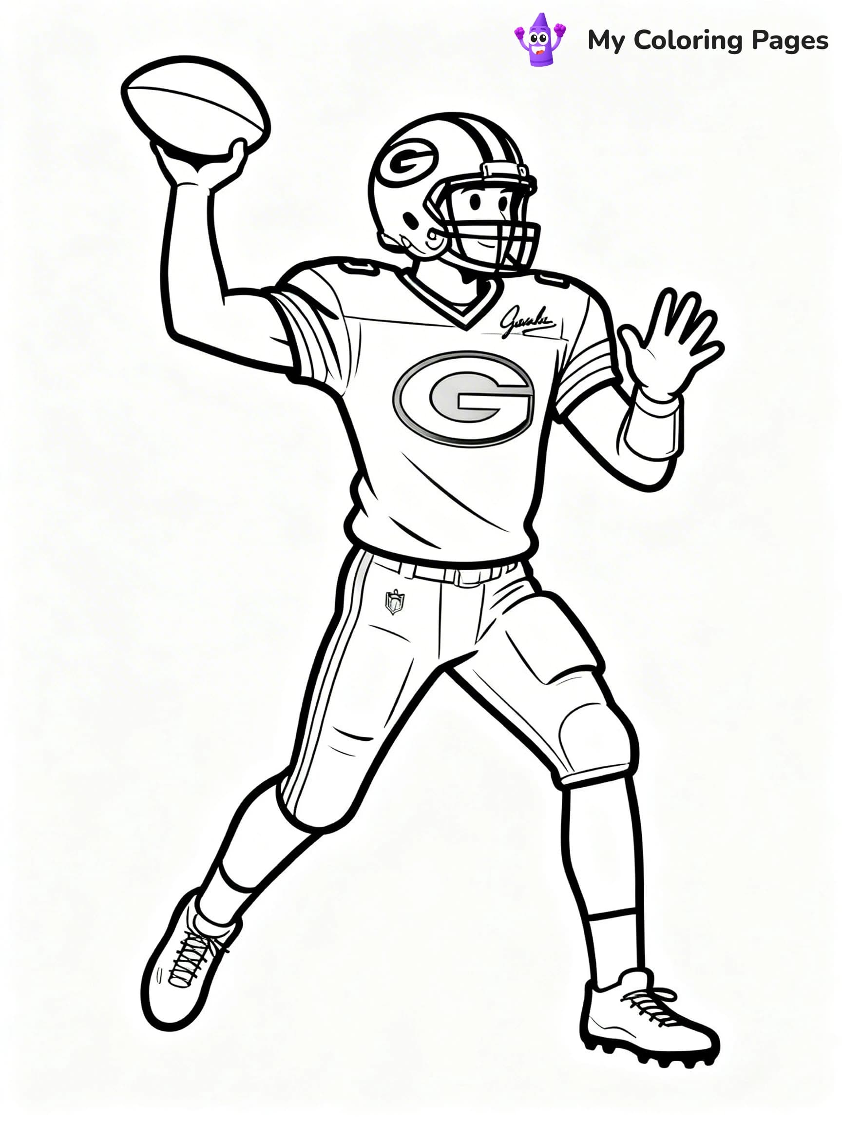 Green Bay Packers Coloring Pages - 19