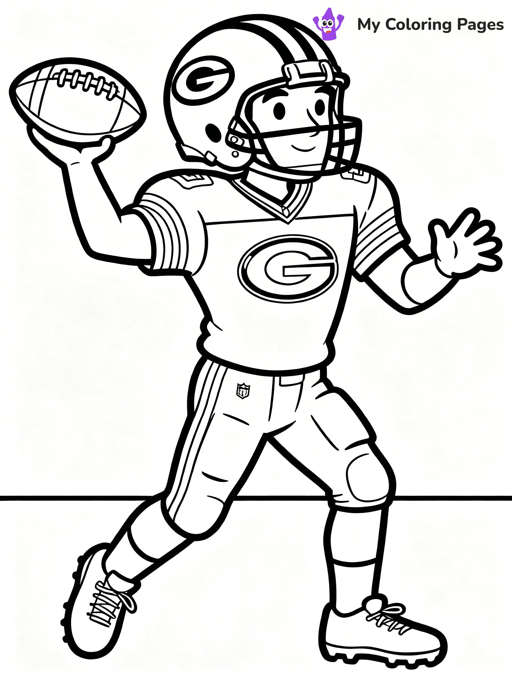 Green Bay Packers Coloring Pages - 18