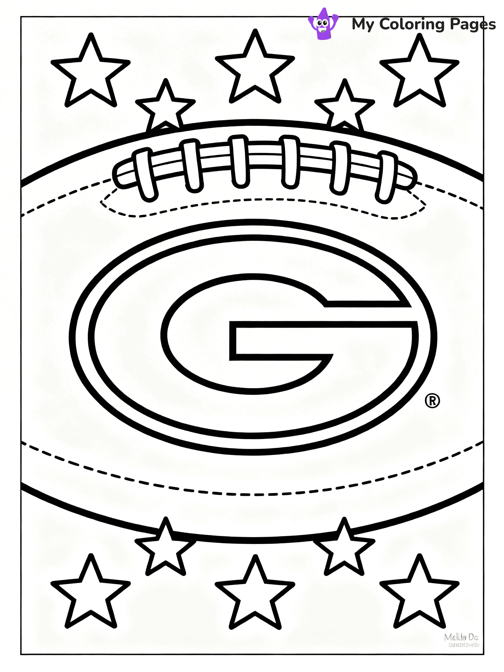 Green Bay Packers Coloring Pages - 16