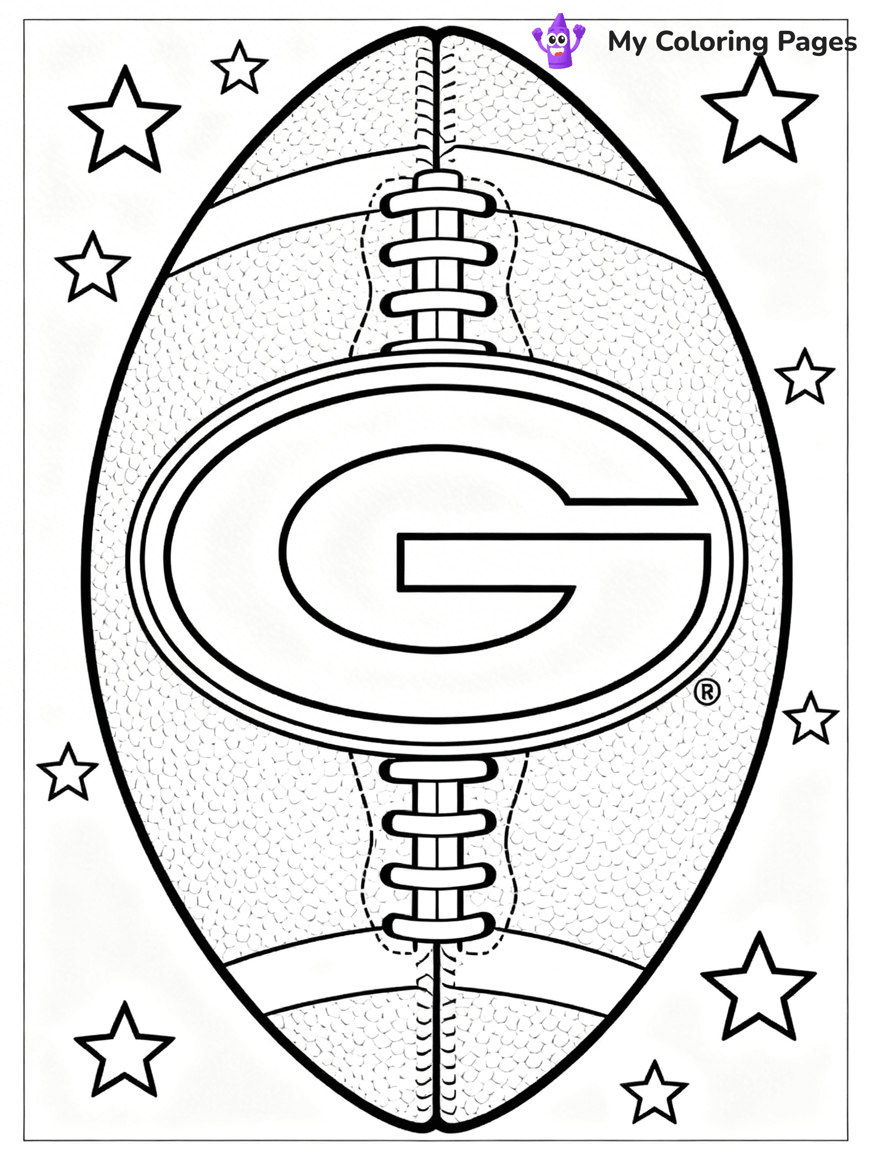 Green Bay Packers Coloring Pages - 12