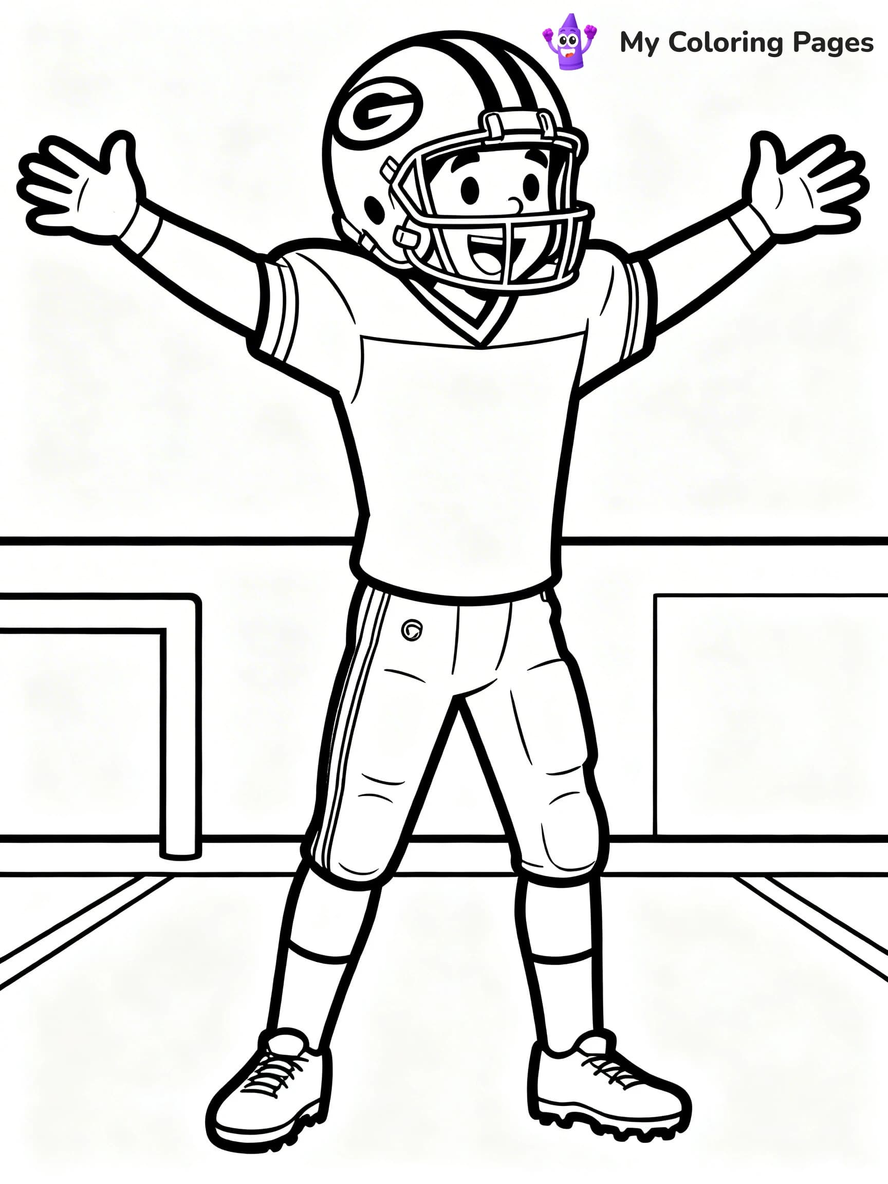 Green Bay Packers Coloring Pages - 6