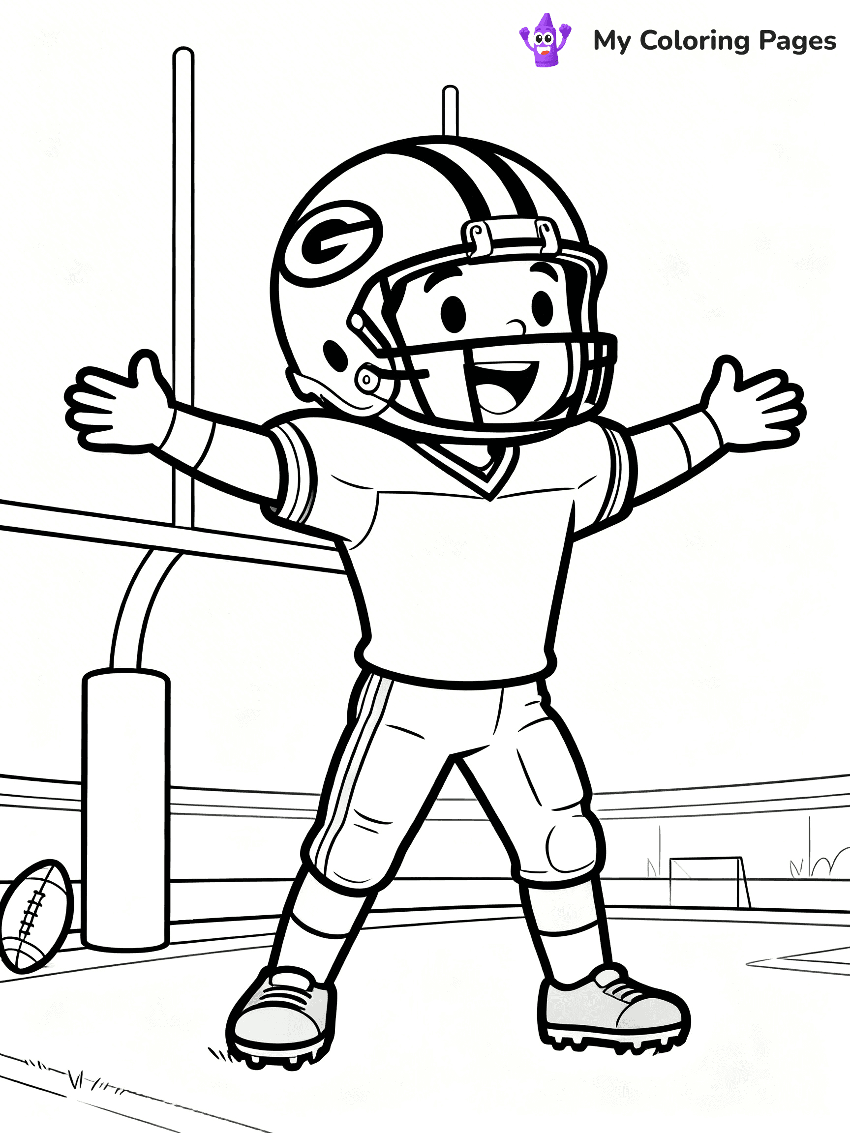 Green Bay Packers Coloring Pages - 5