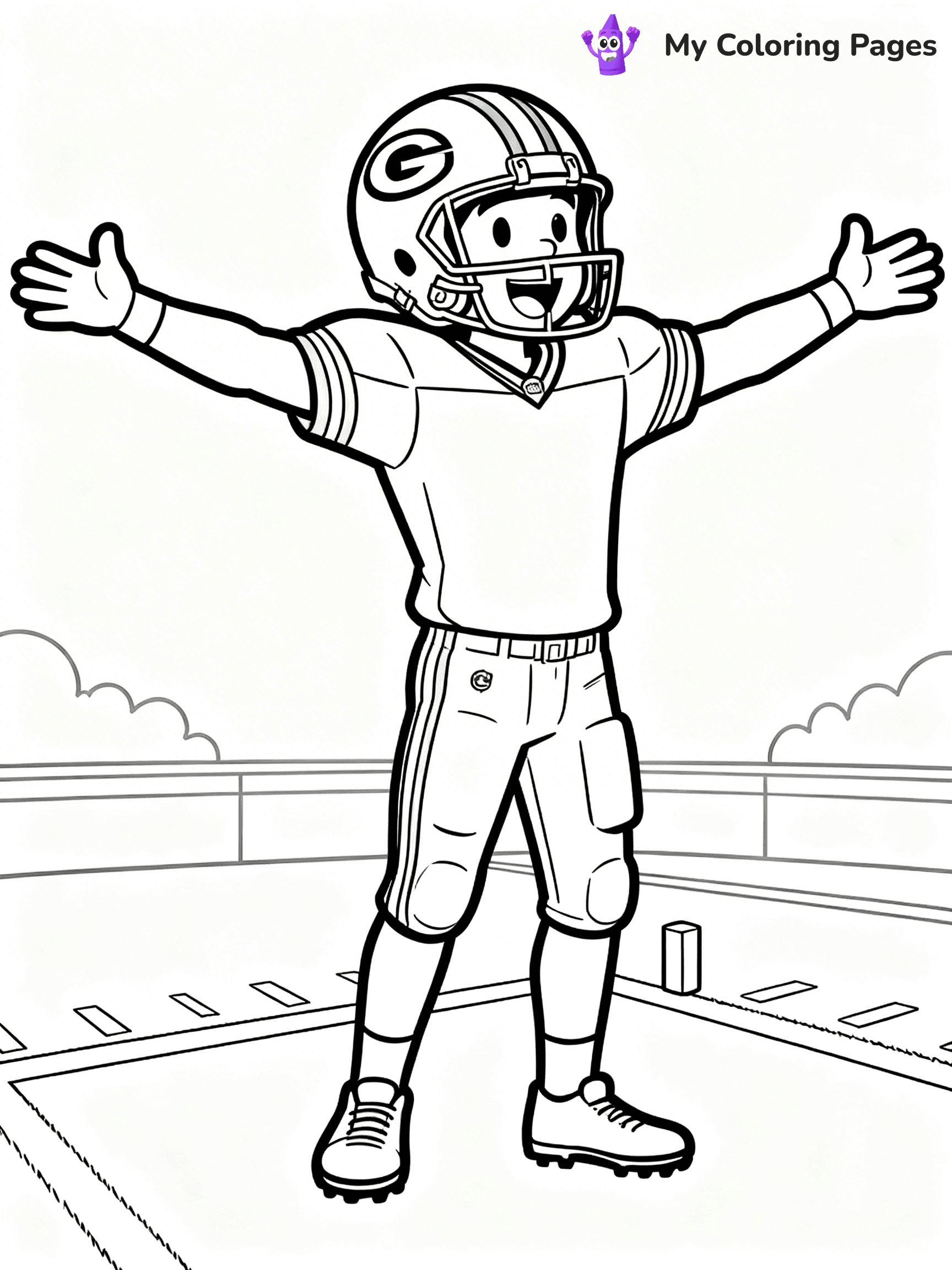 Green Bay Packers Coloring Pages - 4