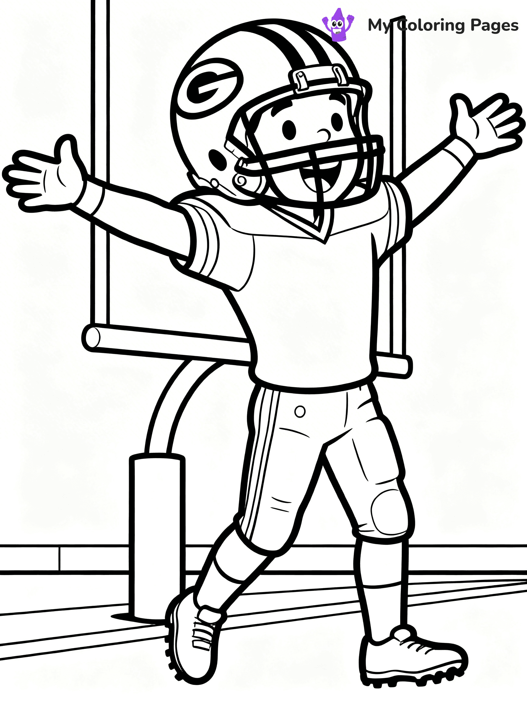 Green Bay Packers Coloring Pages - 3